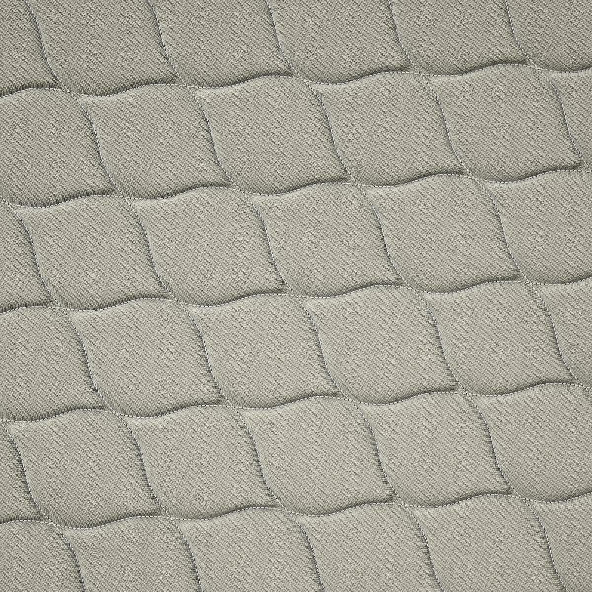 6 Inch Quilted Top Mattress for Bunk Bed Camping Polyester Filled Twin Size Gray