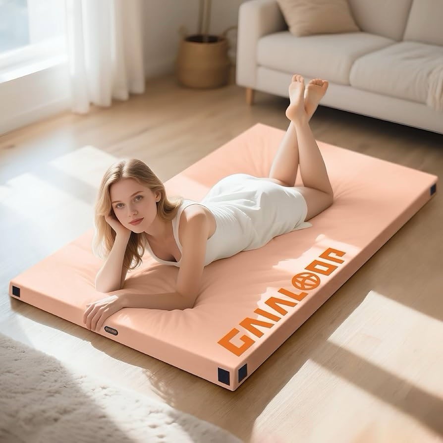 Gaialoop Floor Memory Foam Car Camping Bed Glamping Roll Up Futon Mattress￼