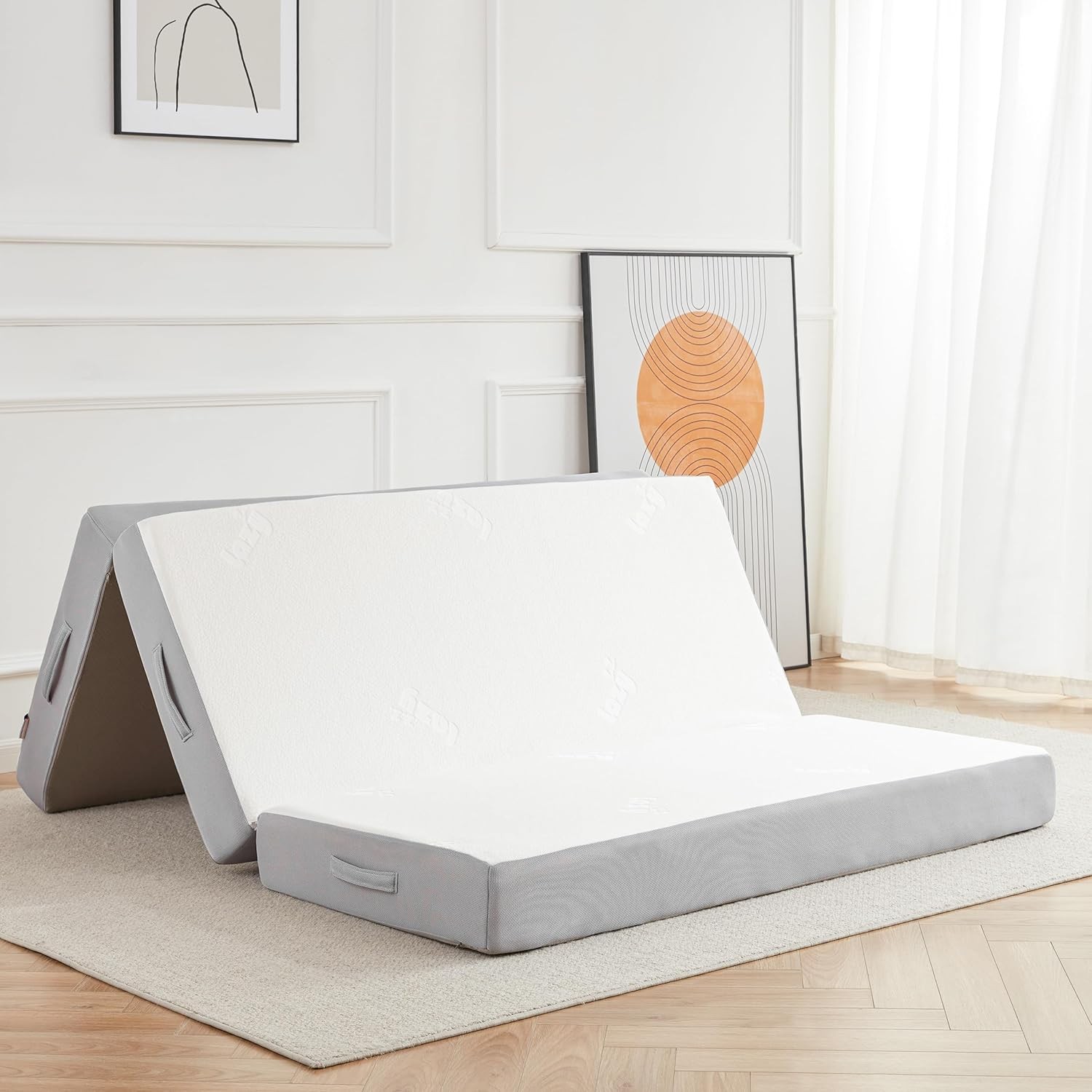 Folding Mattr, 6 Inch Memory Fo Tri-fold Mattr with