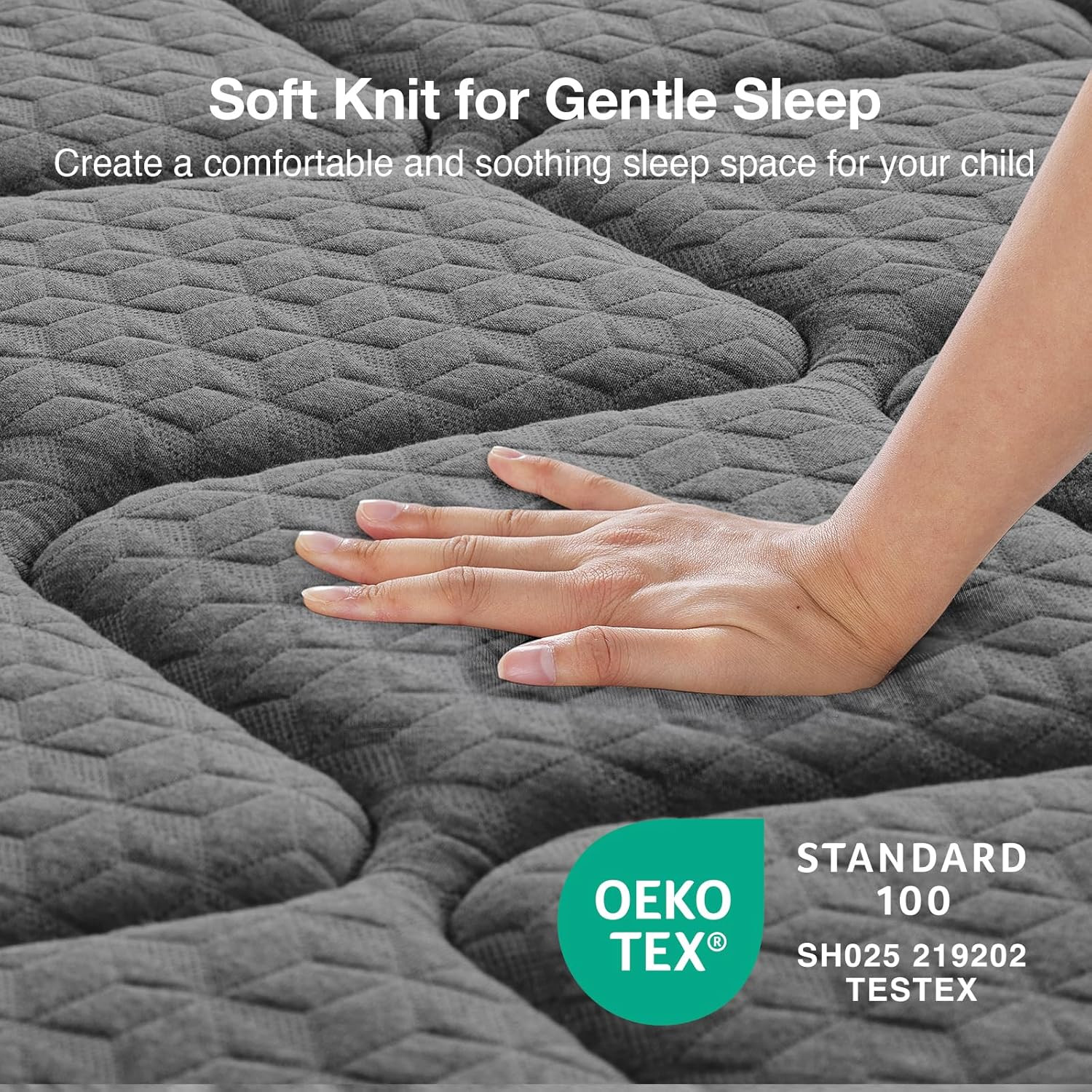 Twin Mattress for Kids,6 Inch Hybrid Twin Size Mattress with Bonnell Coil & Gel
