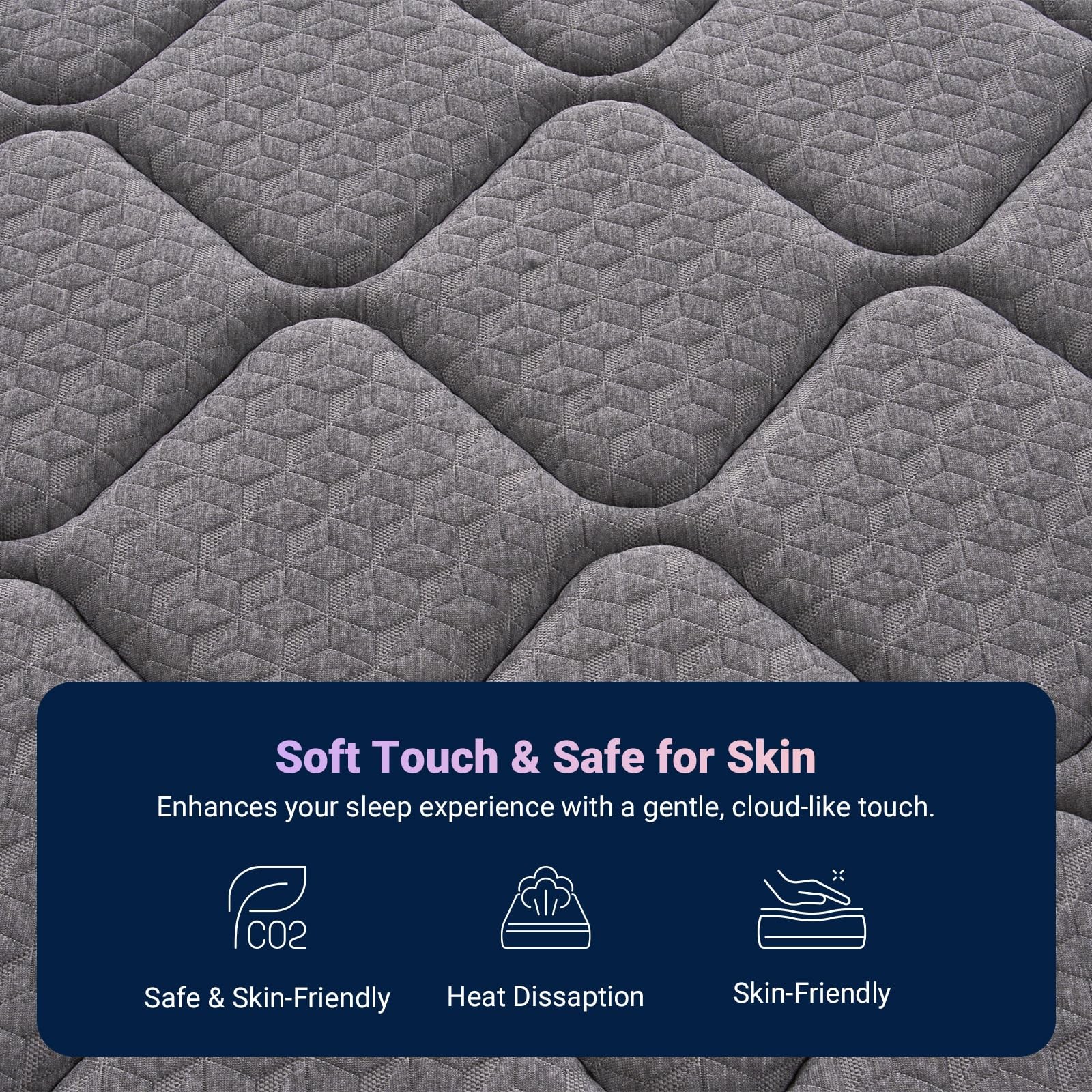 Avenco Twin Mattress, 10 Inch Twin Size Mattress in a Box, Medium Firm Hybrid…
