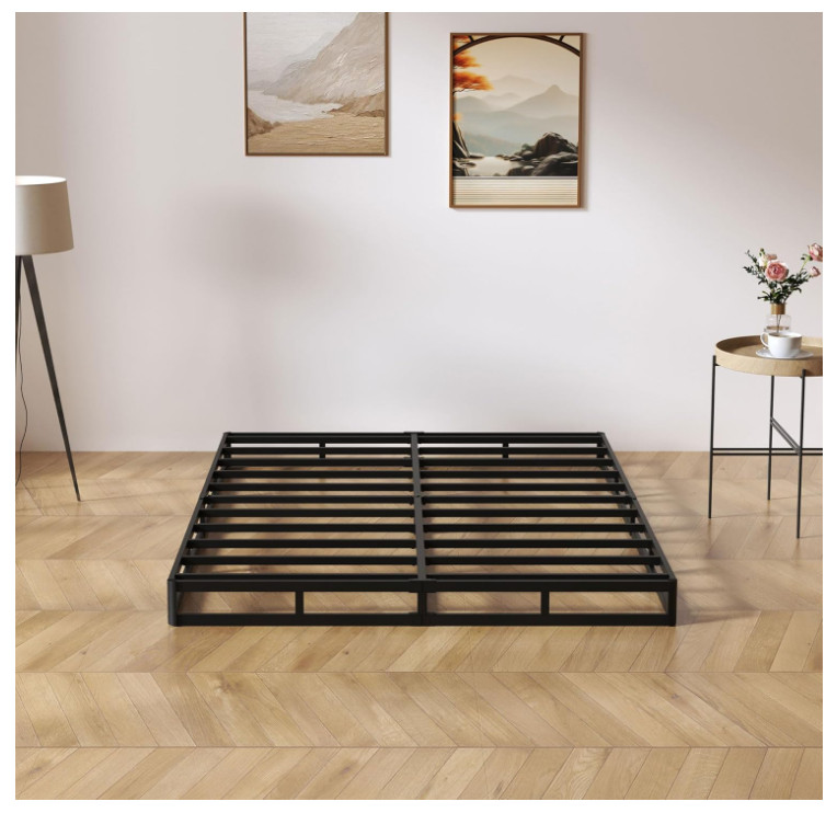 Queen Size Box Springs – 5 Inch Low Profile Mattress Foundation No Noise Heavy D
