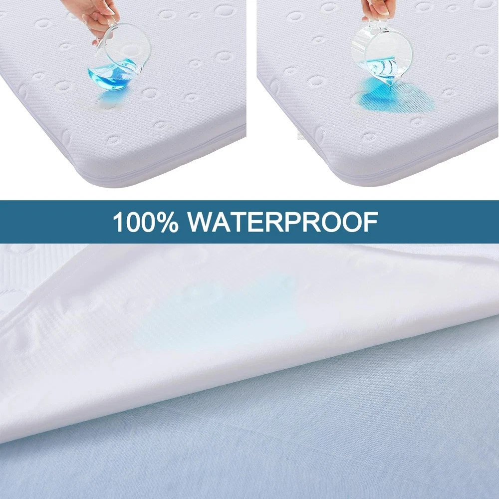 Baby Bassinet Mattress Pad, 30″ x 18″ x 2″ Dual Sided Gel Memory Foam Mattres…