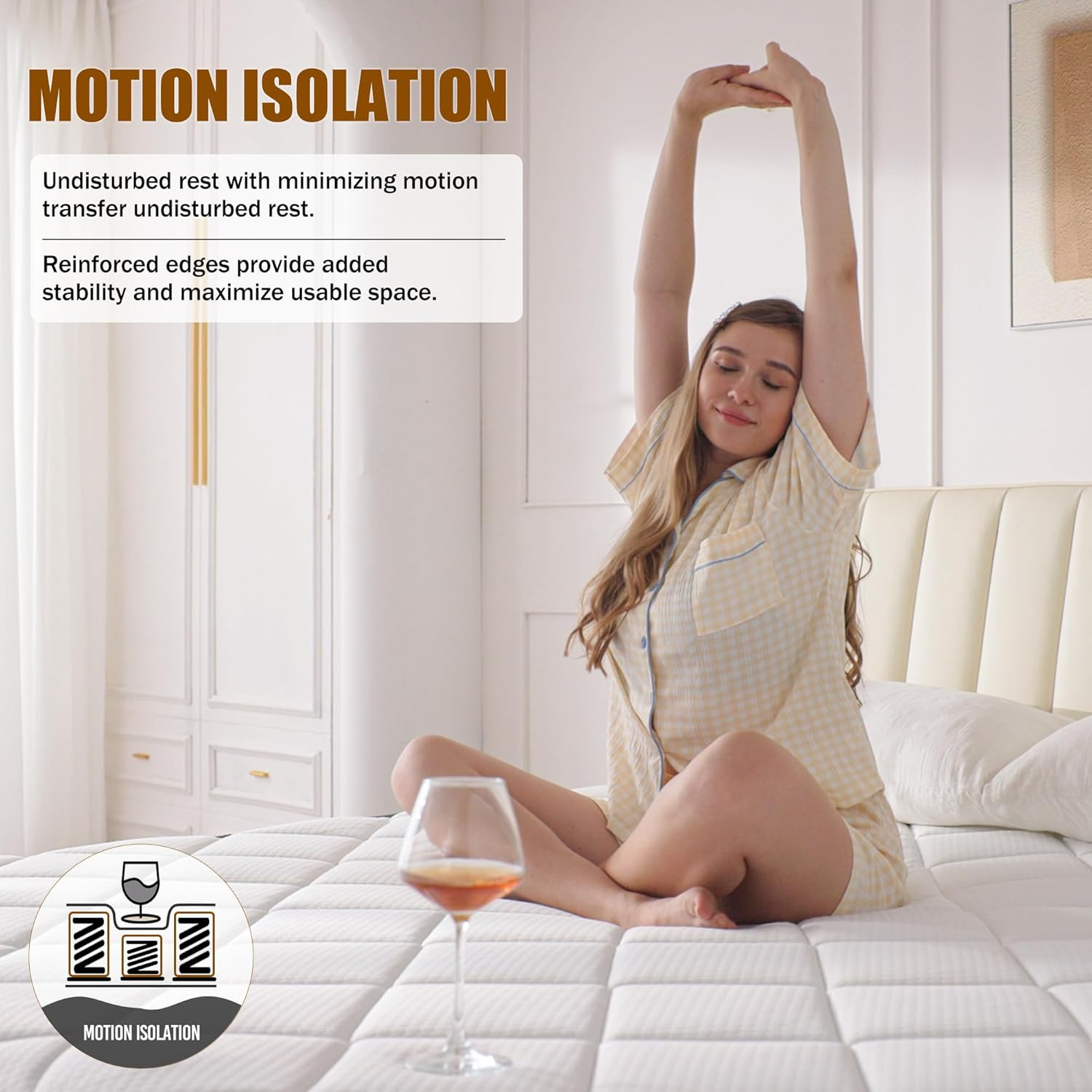 Twin Size Mattress 10 Inch,Twin Mattress in a Box for Cool Sleep Gel Memory Foam