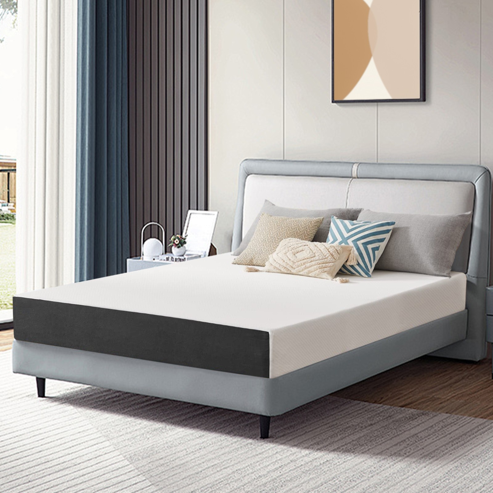 5 Inch Memory Foam Mattress, Fiberglass Free, Medium Firm, Mattress in A Box