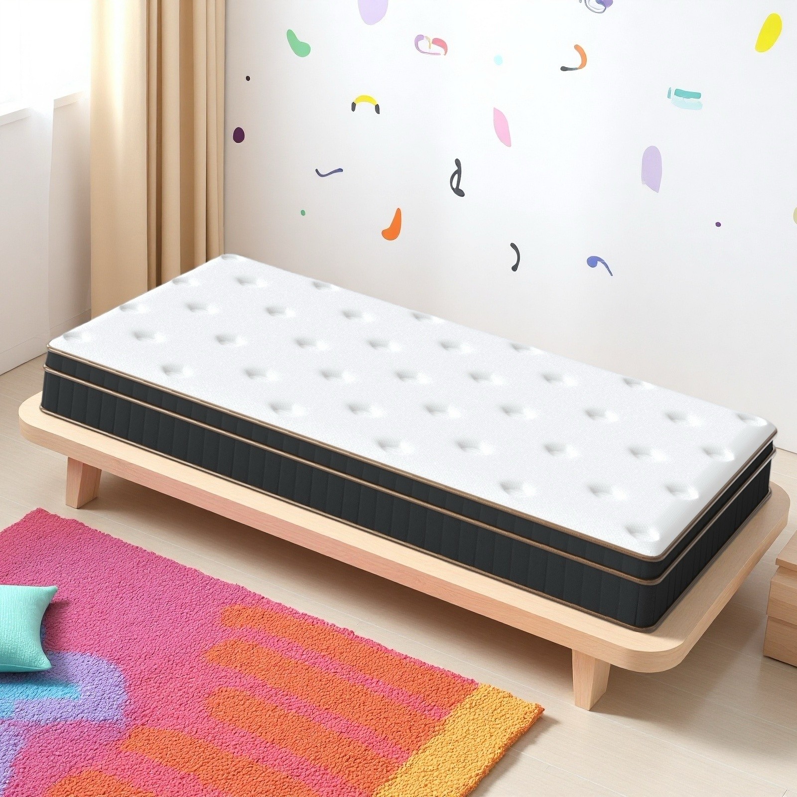 Twin Innerspring Mattress 10″ – Medium Firm Breathable For Dorms Guests