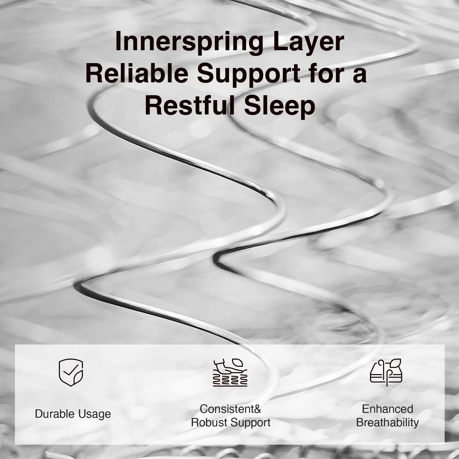6 Inch Twin Mattress, Hybrid Mattress Twin in a Box with Bonnell Spring & Gel…