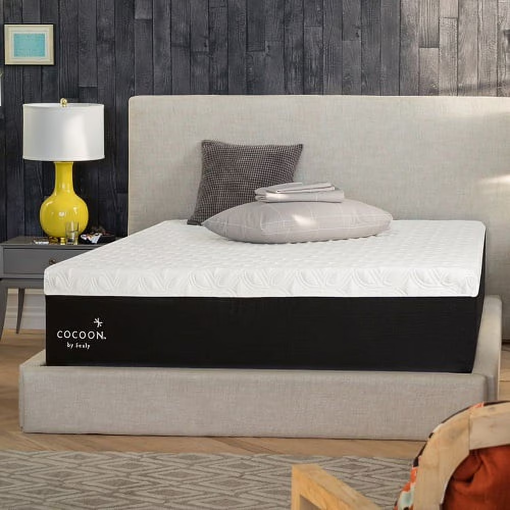 Cocoon by Sealy 12″ Medium Hybrid Mattress in a Box, Adult, Full