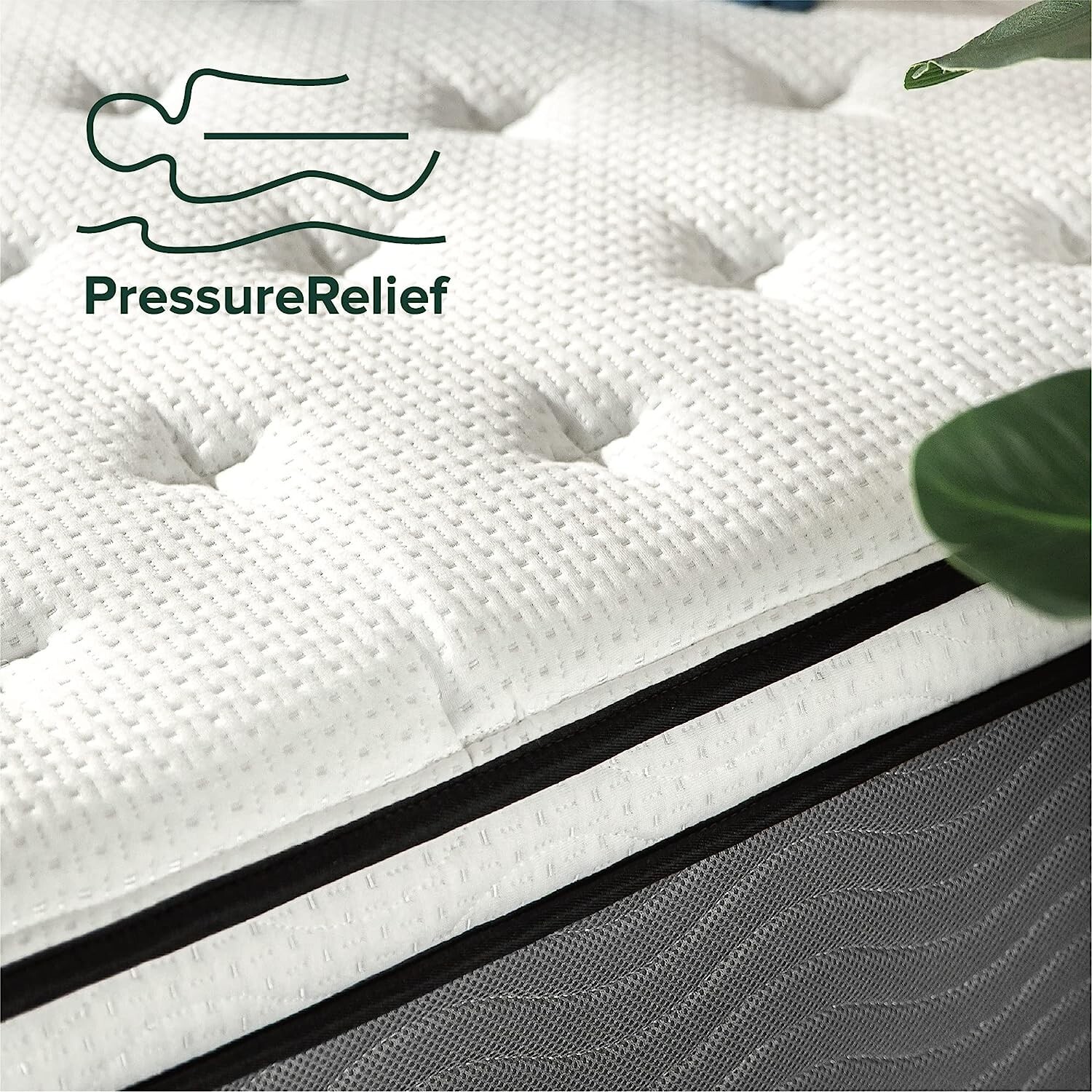 Slumber 1 by Zinus Maximum Support Plus Extra Firm 12” Inch Twin Spring Mattress
