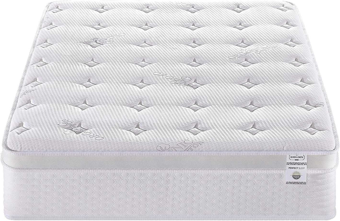 Full Size Mattress – 12 Inch Cool Memory Foam & Spring Hybrid Mattress with Brea