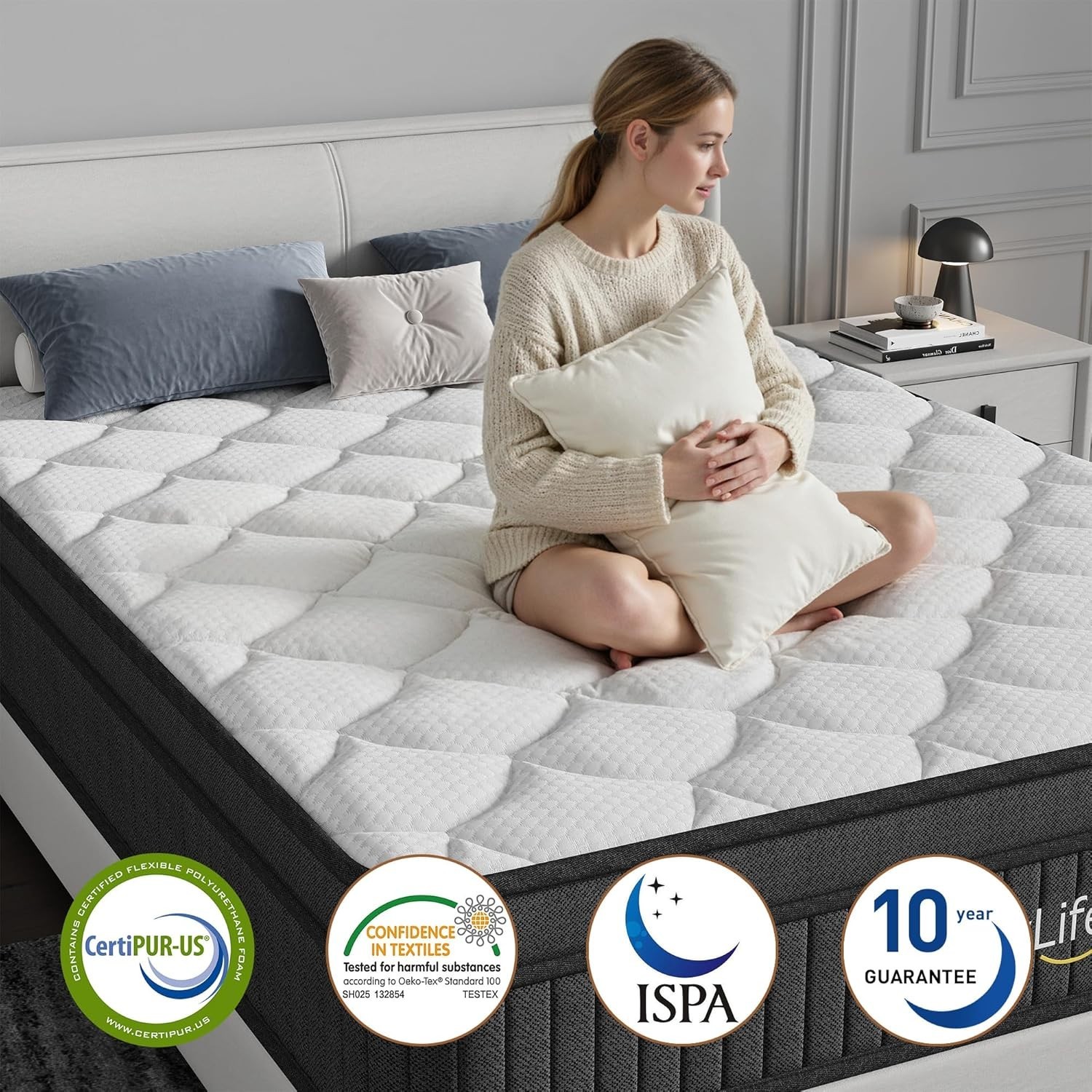 Firm Hybrid Mattress Pressure Relief Back Support Nights Trial
