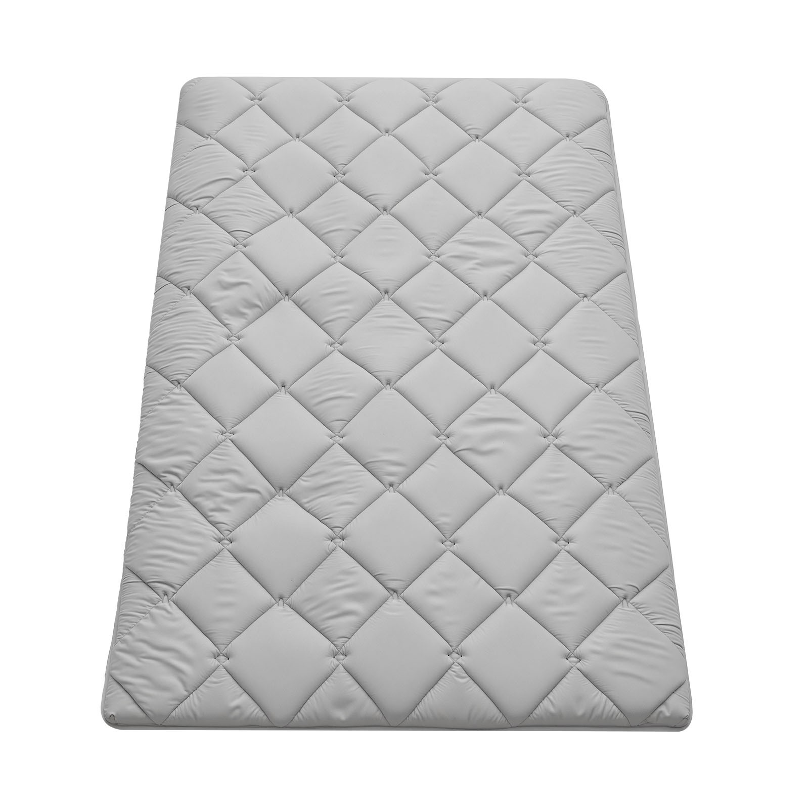 VEVOR Japanese Tatami Mat Twin Foldable Futon Mattress with Storage Bag Gray
