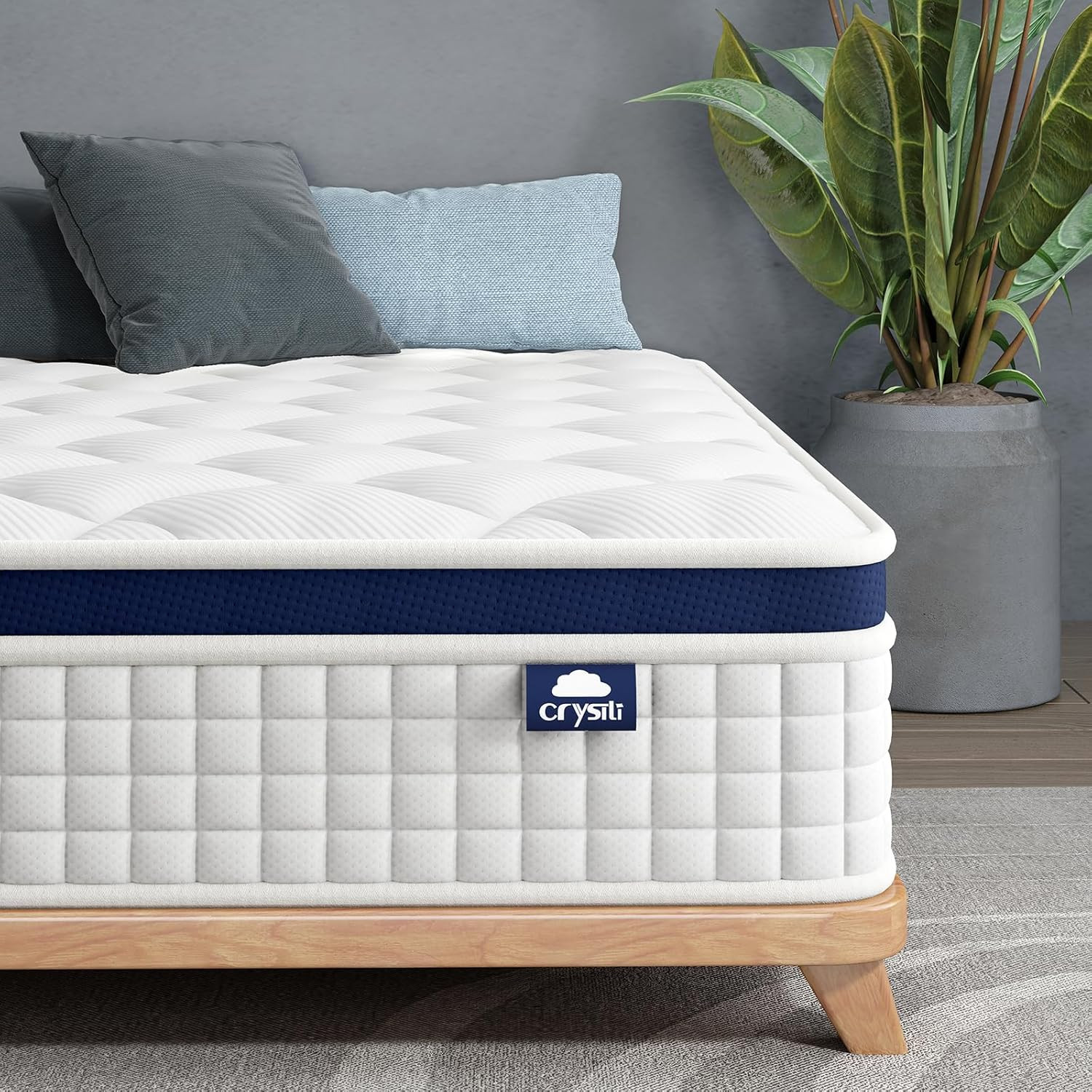 Full Mattress 12 Inch – Hybrid Mattress Bed in a Box, Medium Firm Support