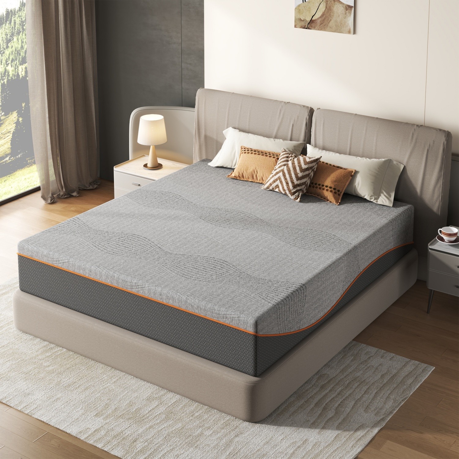 10″ Twin/Full/Queen/King Memory Foam Mattress Medium Soft CertiPUR-US Certified