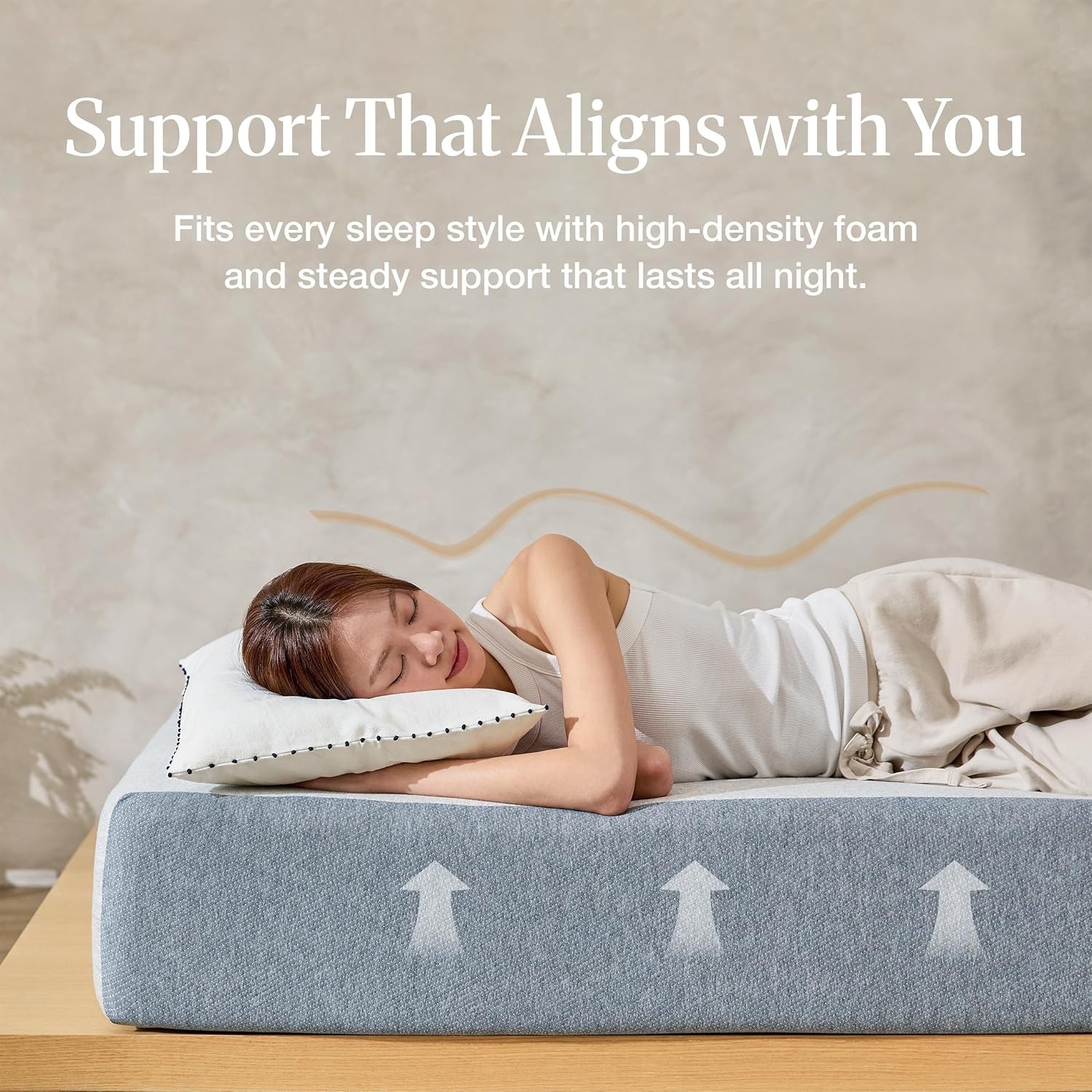 Twin Mattress Memory Foam Gel Graphite Infused Medium Firm Pressure Relief