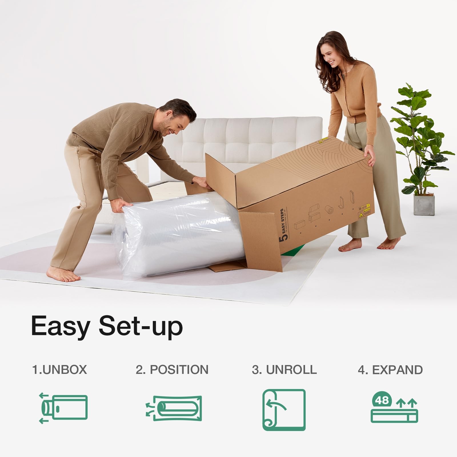Novilla Twin Mattress 6 Inch, Foam and Spring Hybrid Mattresses for Restful S…