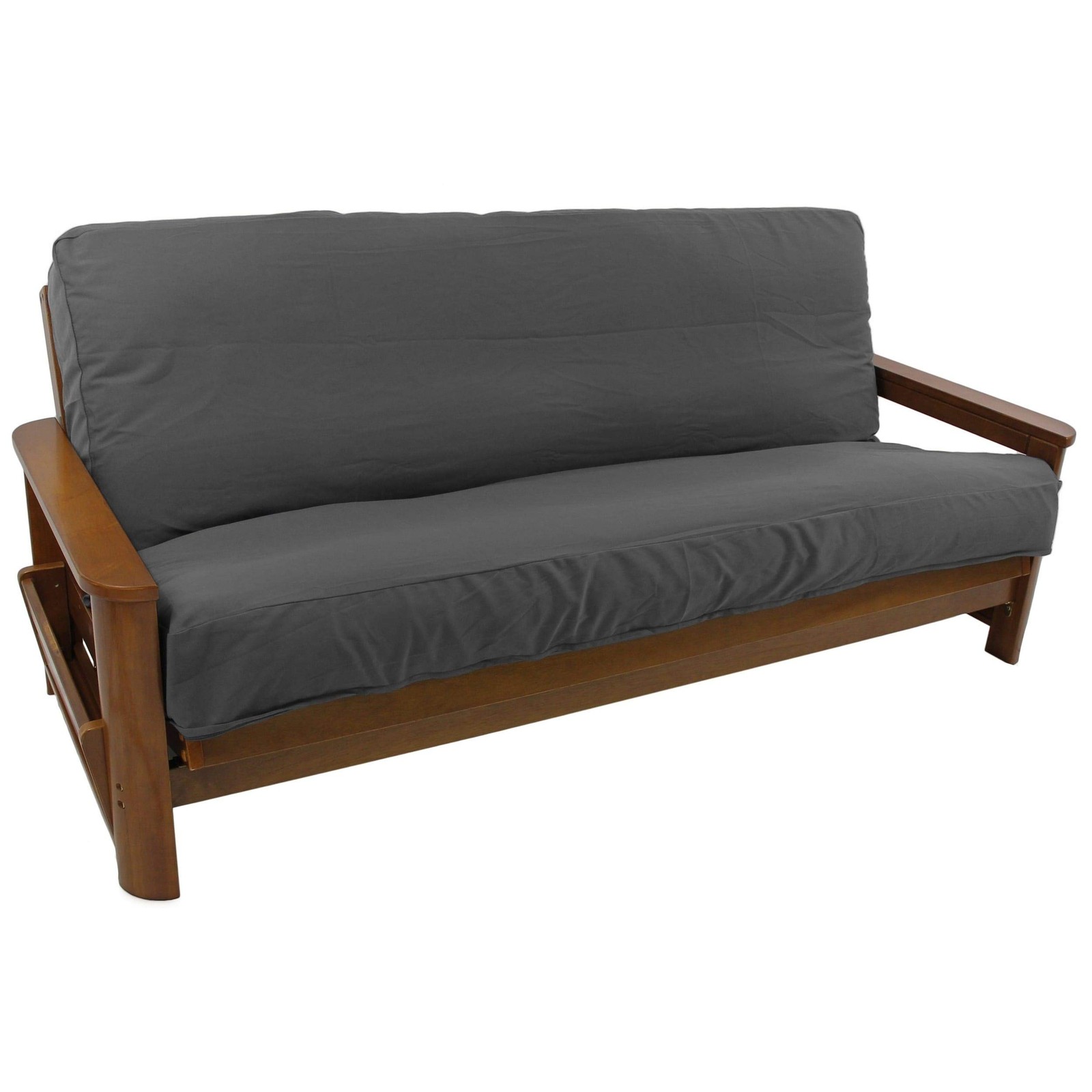 Blazing Needles Solid Twill 8 to 9 In Full Futon Cover