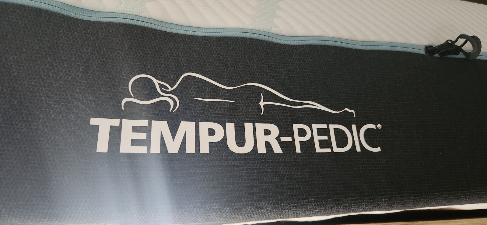 For Sale: Queen Tempur-Pedic Gel Foam Mattress with Wooden Bed Frame