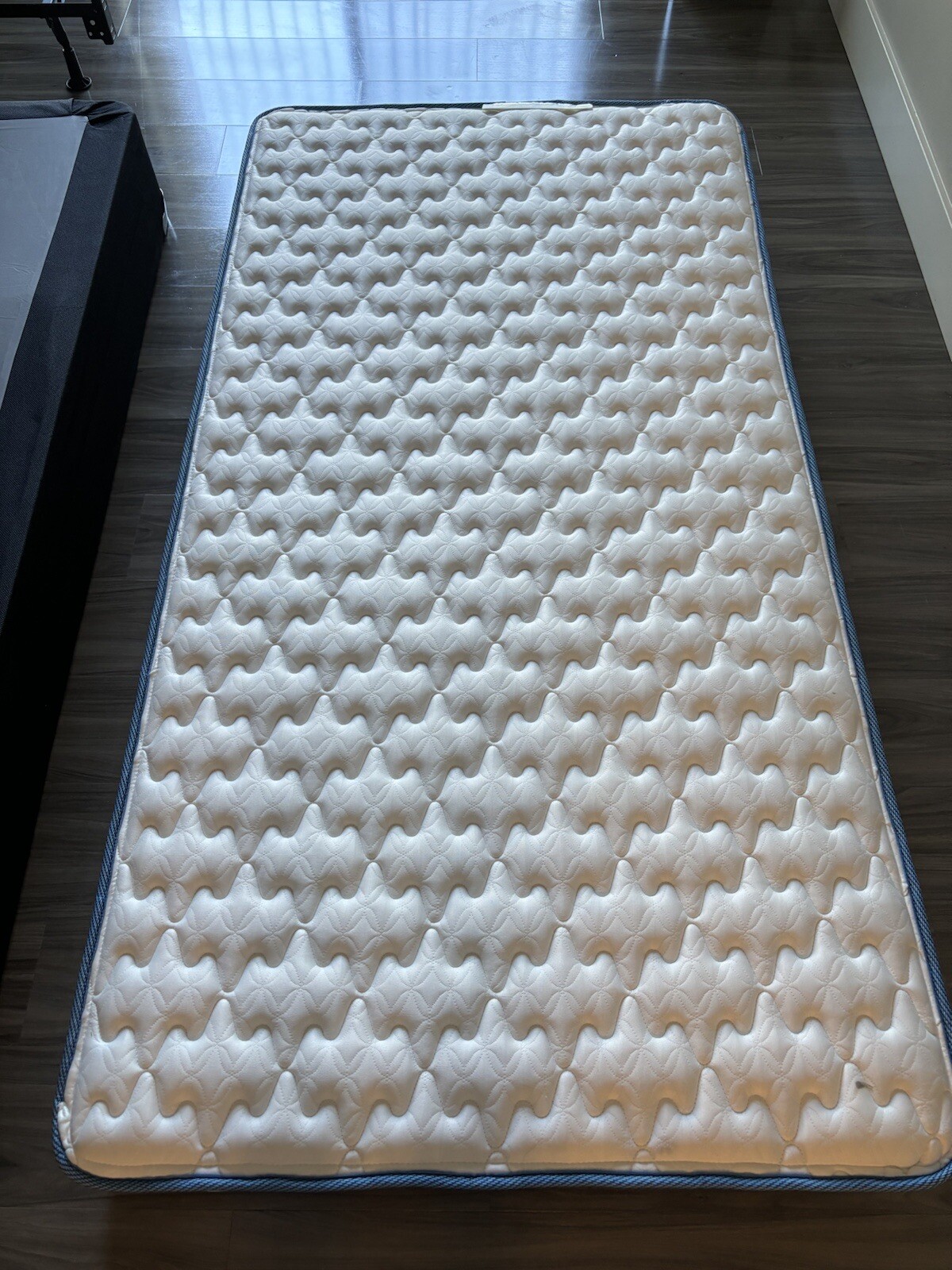 Sleepy’s Basic Innerspring Firm Mattress Twin Size Used Once + Frame And Cover