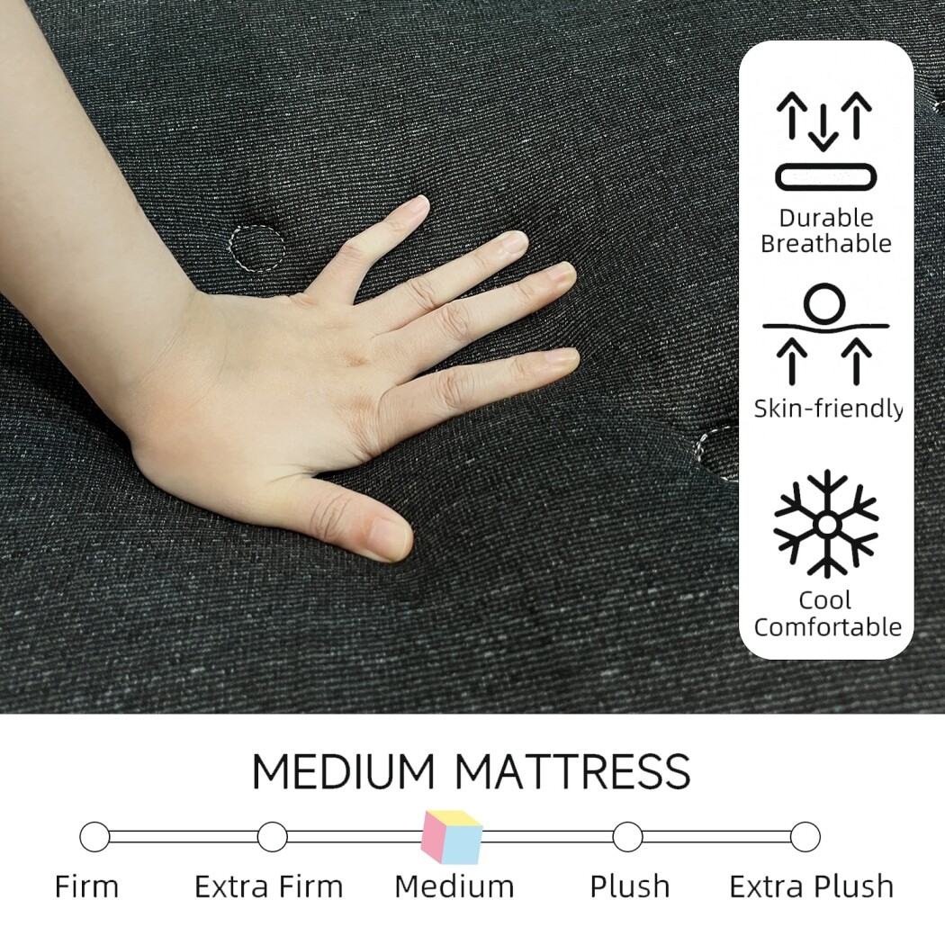 12″14″ Hybrid Mattress Innerspring Memory Foam Twin Full Queen King Bed In A Box