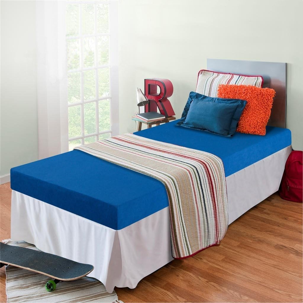 Narrow Twin Mattress 30” Wide x 75” Long 5 Inch Memory Foam Mattress Bunk Beds