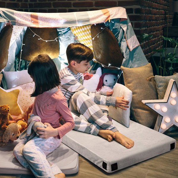 Memory Foam Mattress Portable Foldable Multifunction Camping Dorm Indoor Outdoor