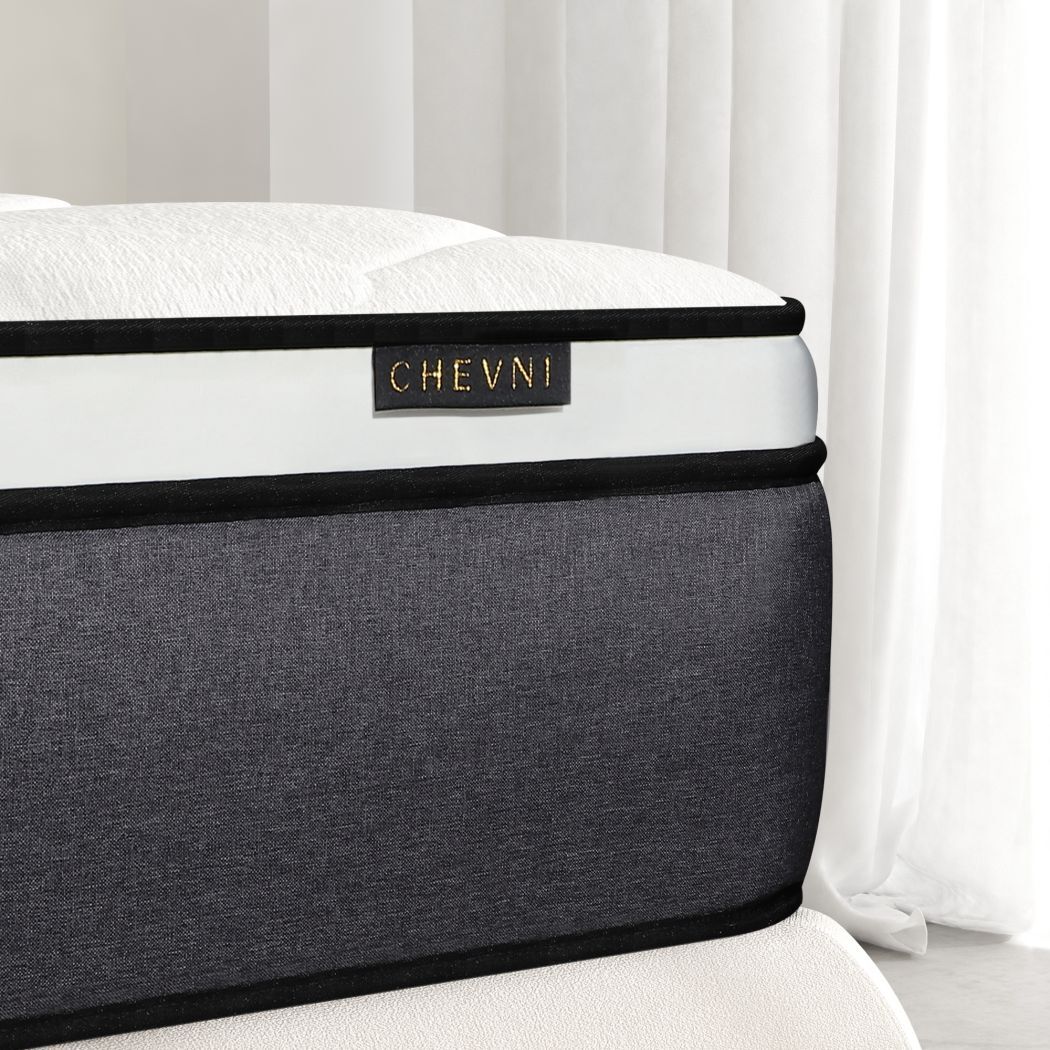 12″/14″ Twin Full Queen King Size Mattress Hybrid Spring Foam White Bed in a Box