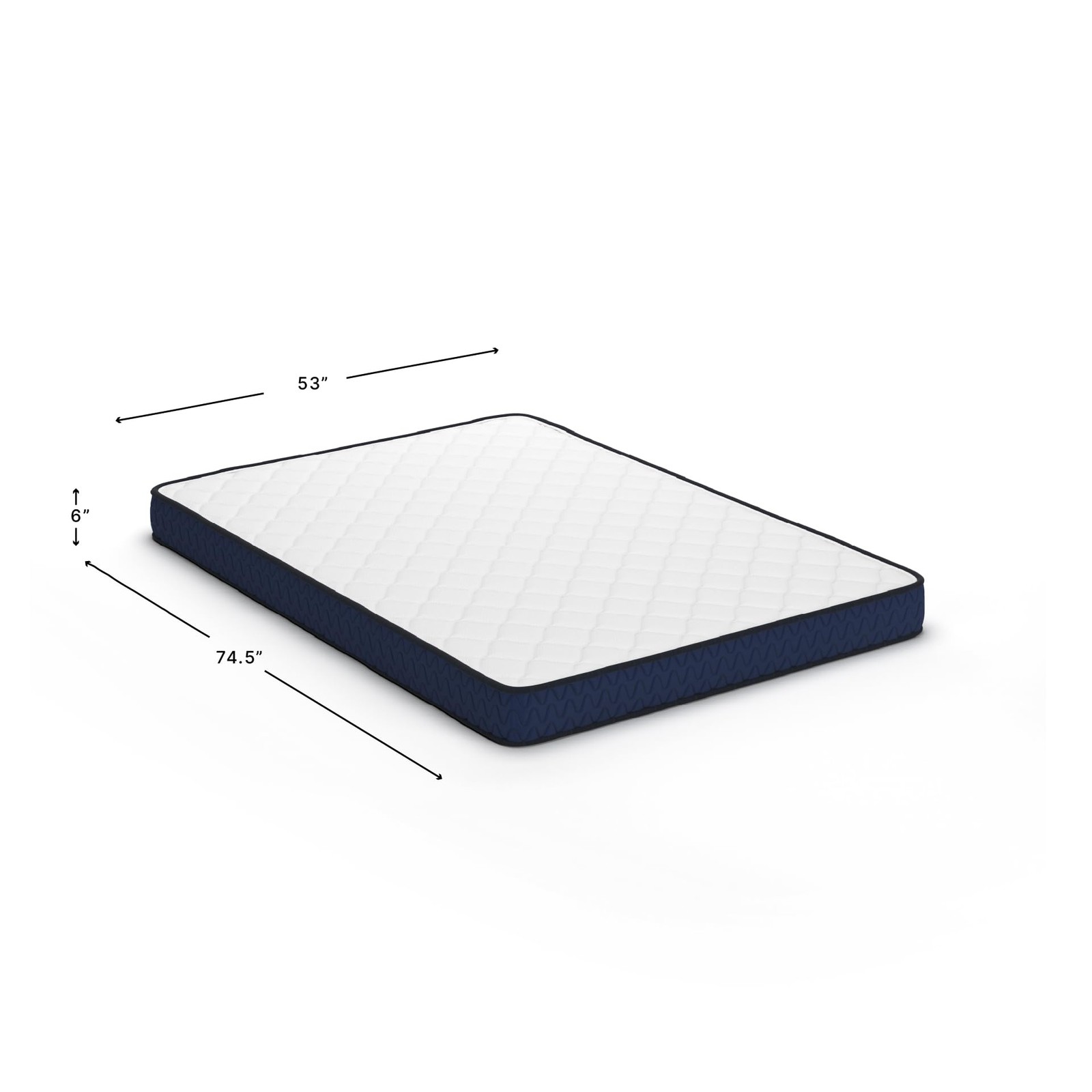 Full Size Firm 6 Inch Memory Foam Mattress, Super Soft Foam with Breathable Q…