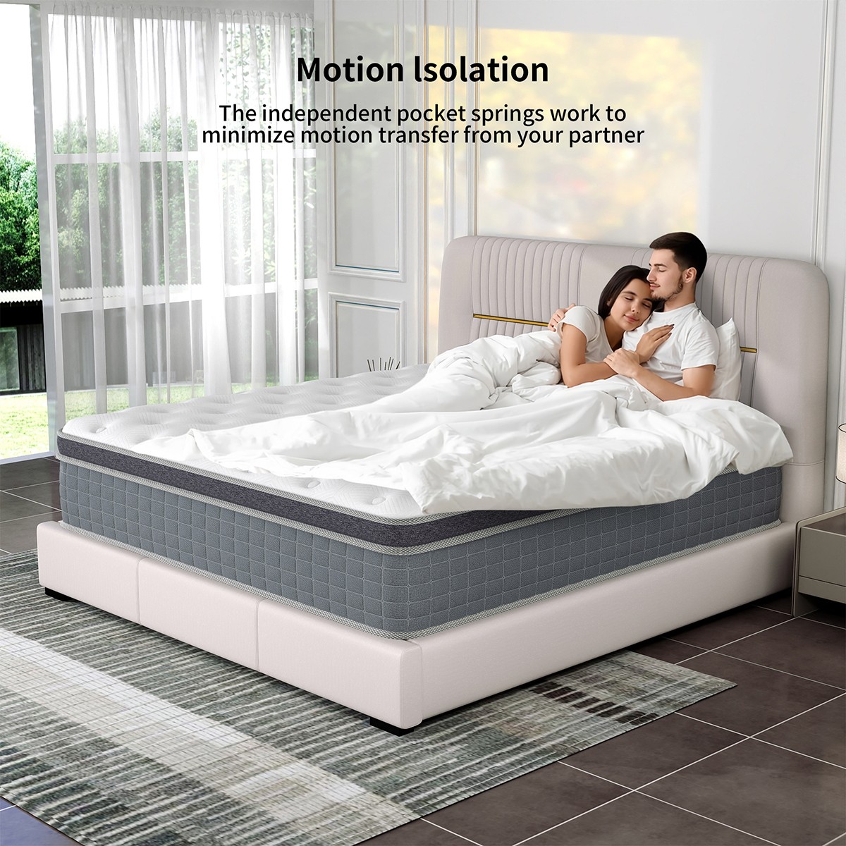 12/14 Inch Memory Foam Mattress Luxury Twin Full Queen King Hybrid Medium Firm