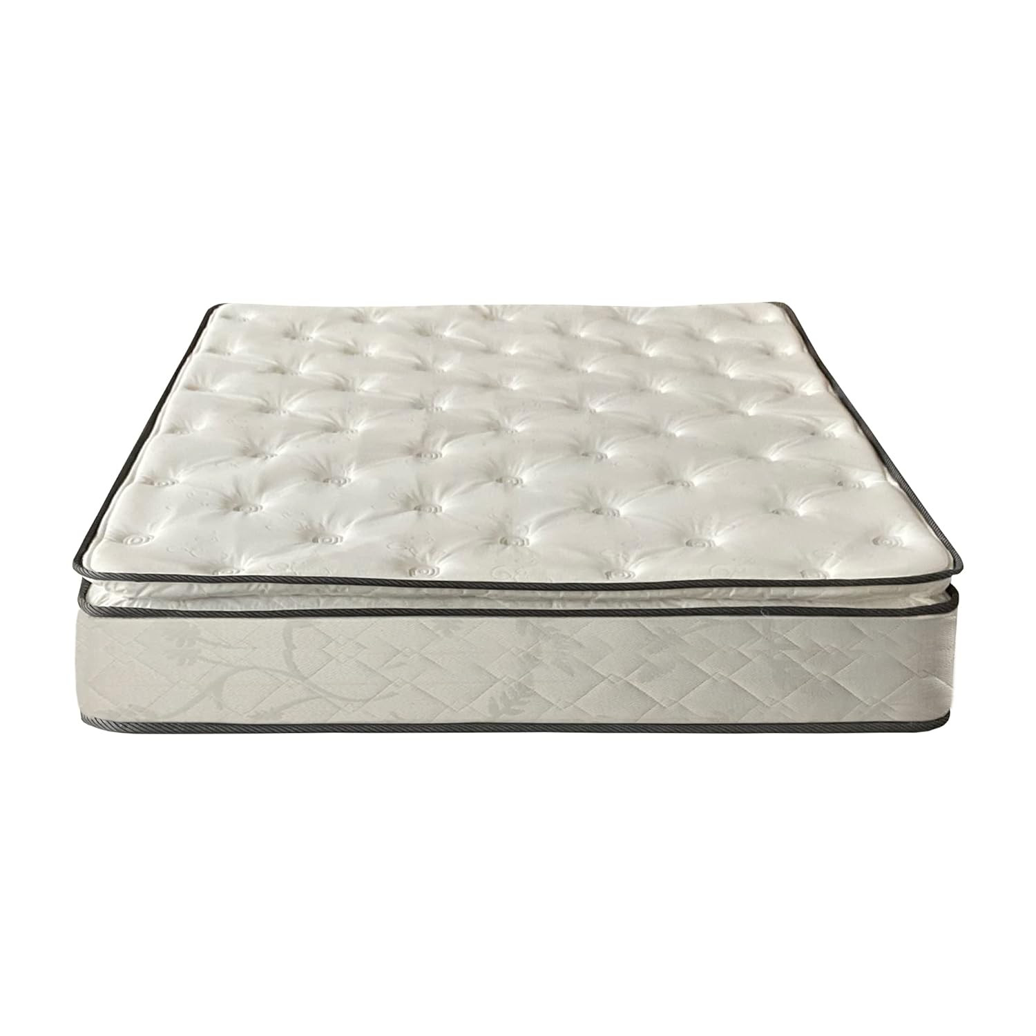 10-Inch King Plush Pillowtop Innerspring Mattress for Ultimate Comfort