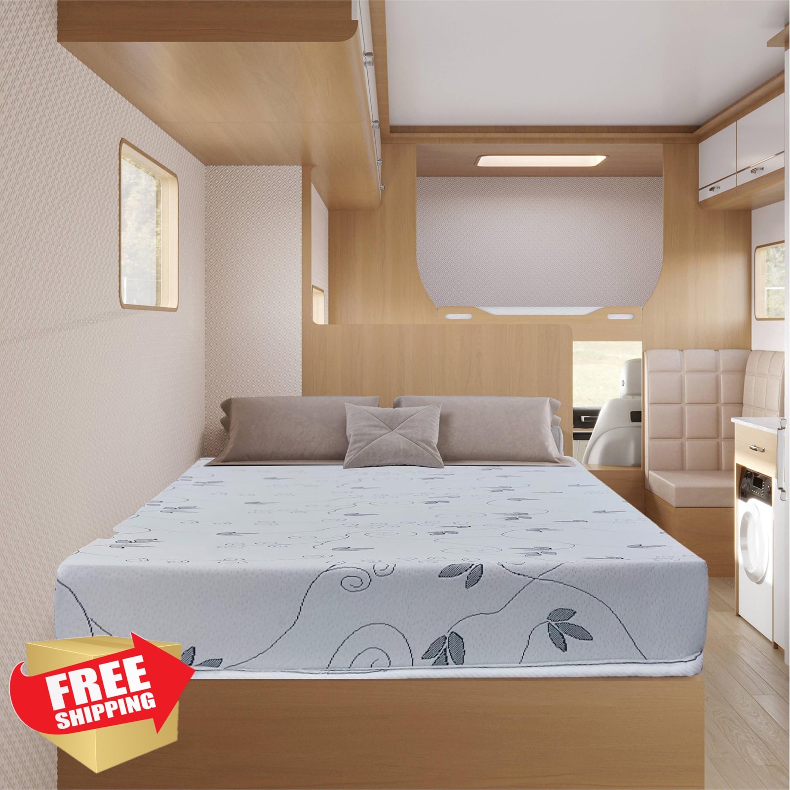 Greaton 4 Inch RV Mattress 32×29 Medium Firm USA