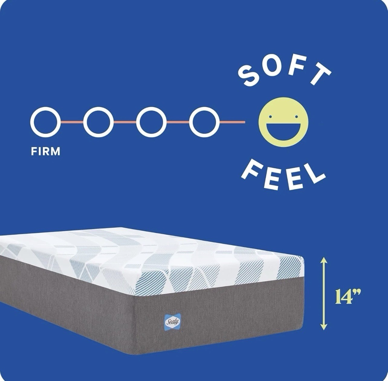 Sealy Dream Life 14 Inch Queen Memory Foam Mattress In Box