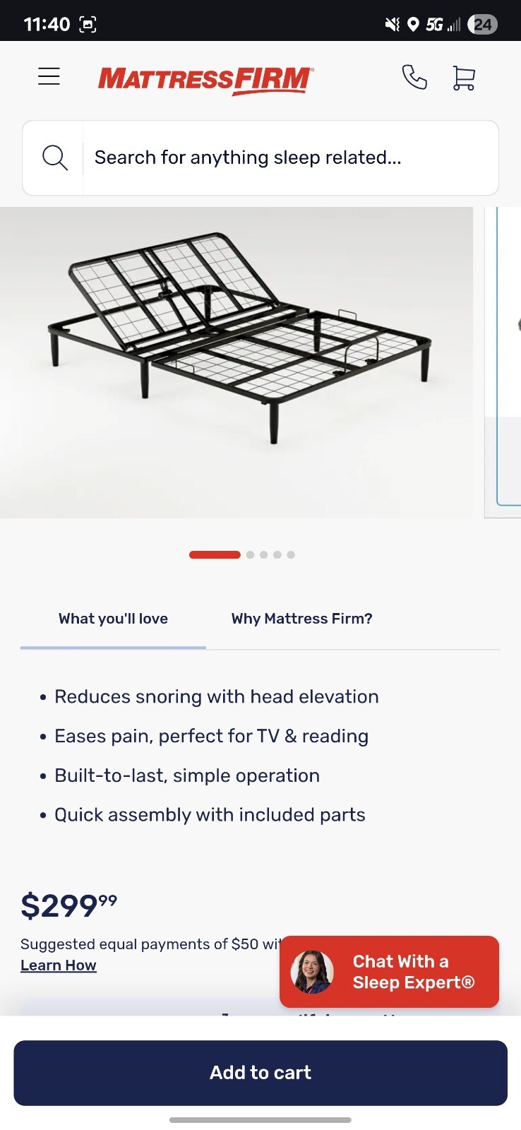 Adjustable Queen Sized Box Spring
