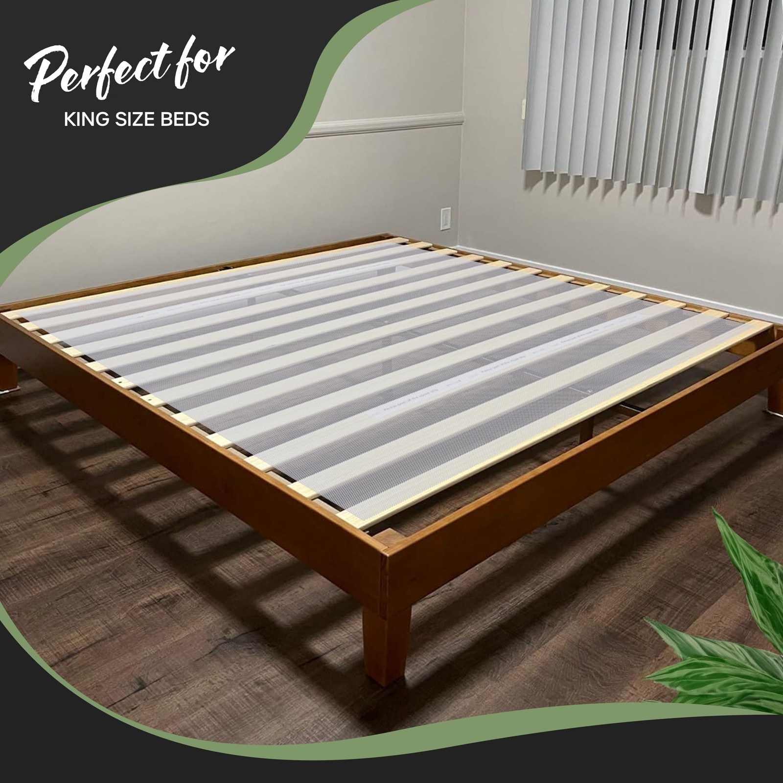 King Size 72″ x 72″ Mattress Slide Stopper – Non Slip Mattress Gripper Pad | …