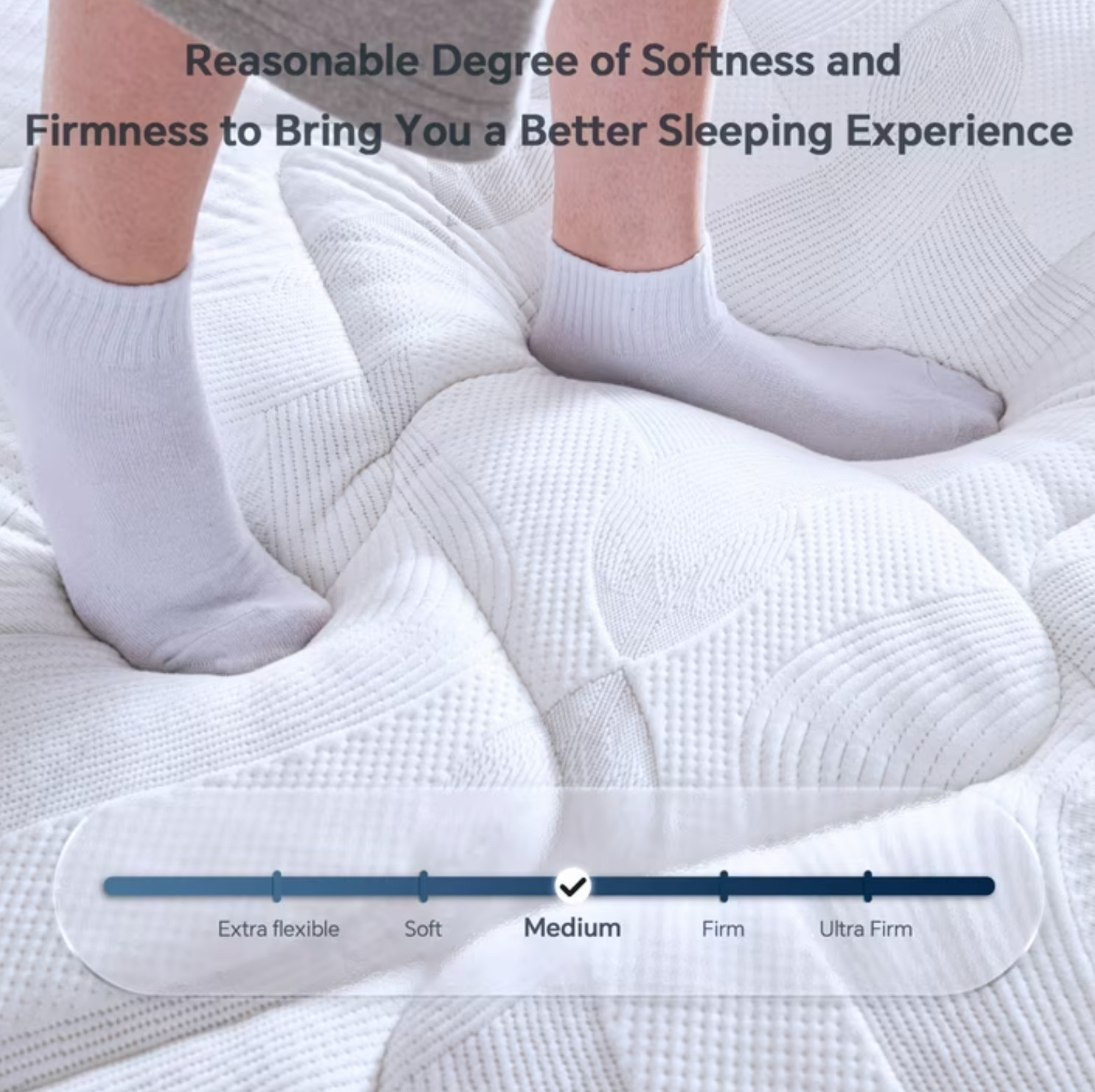 12″ Full Colchon Memory Foam Hibrido Cama Full Mattress Medium Firm Hybrid
