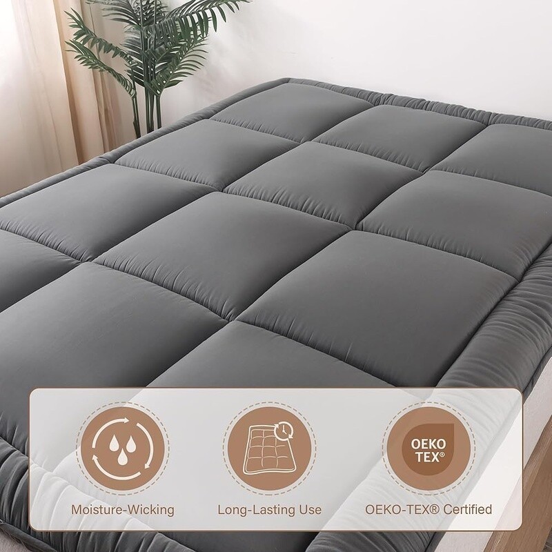 Japanese Floor Mattress Shredded Memory Foam Foldable Sleeping Pad Camping Bed