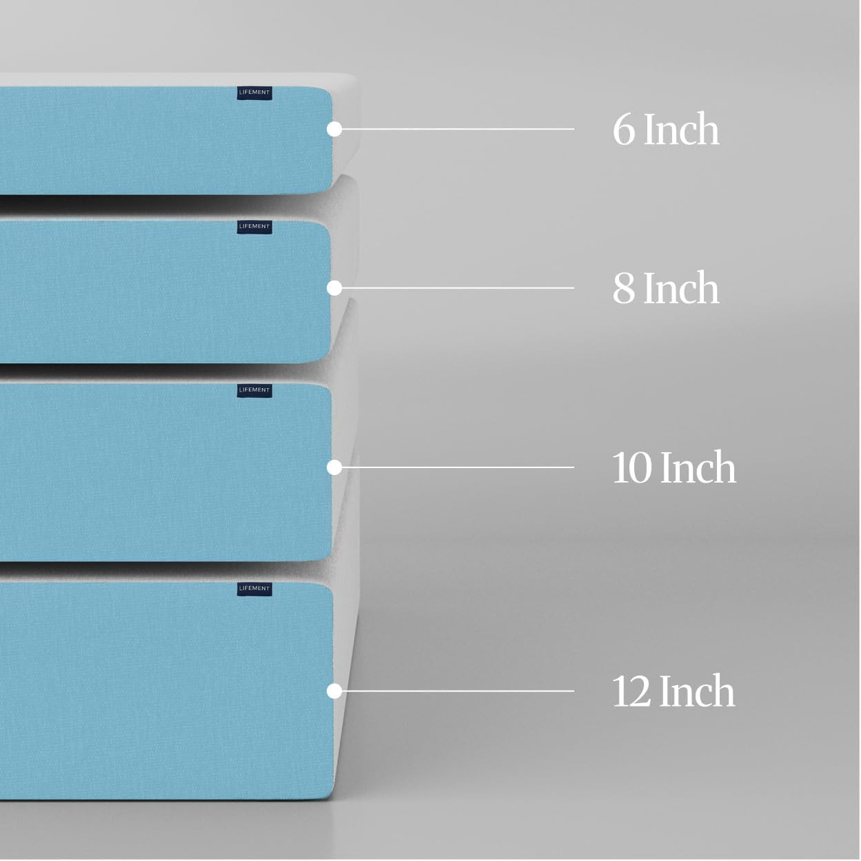 Copper Infused 12″ King Memory Foam Mattress – Medium Firm, 10-Year Warranty