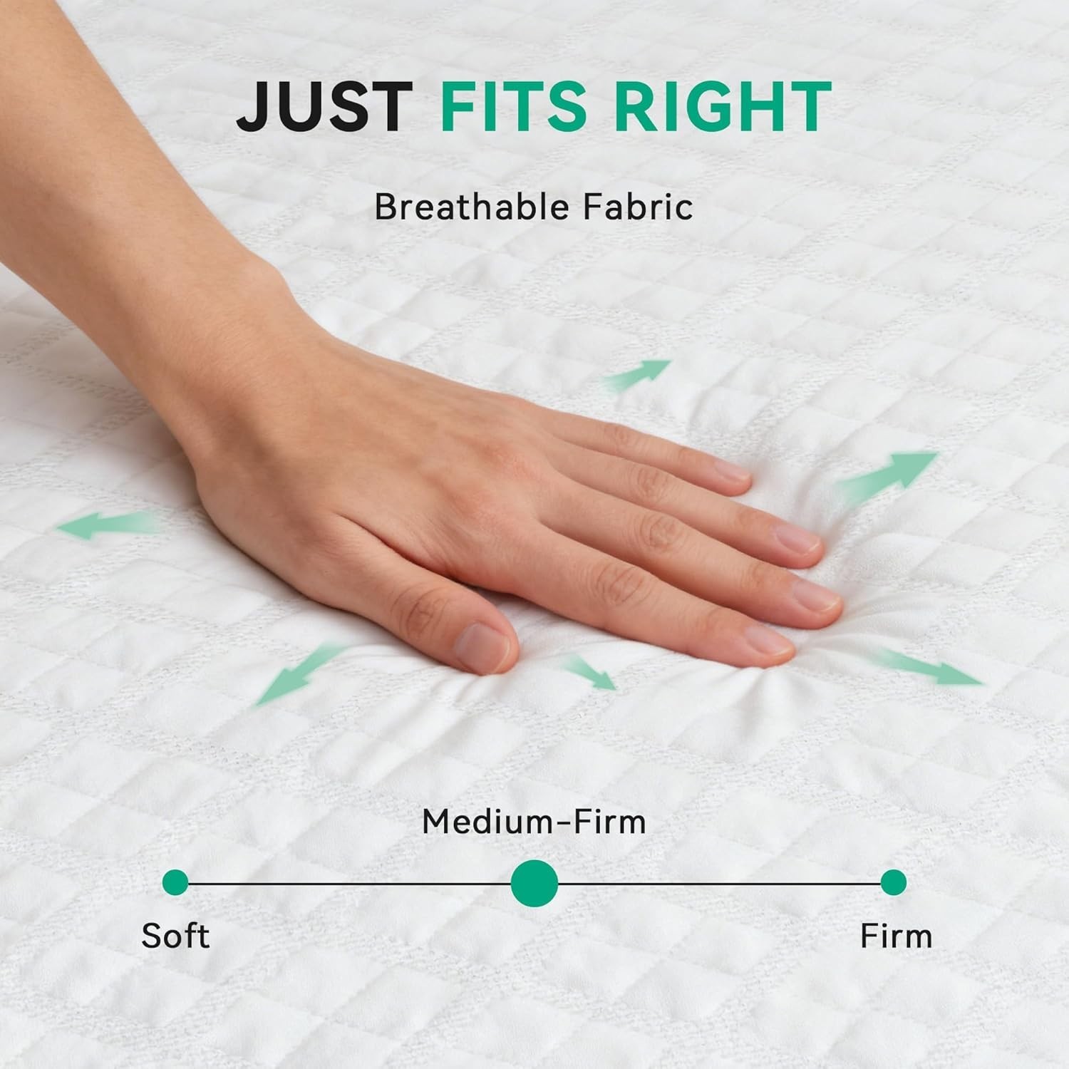 Breathable 6 Inch Full Size Memory Foam Mattress – Pressure Relief & Quiet Sleep