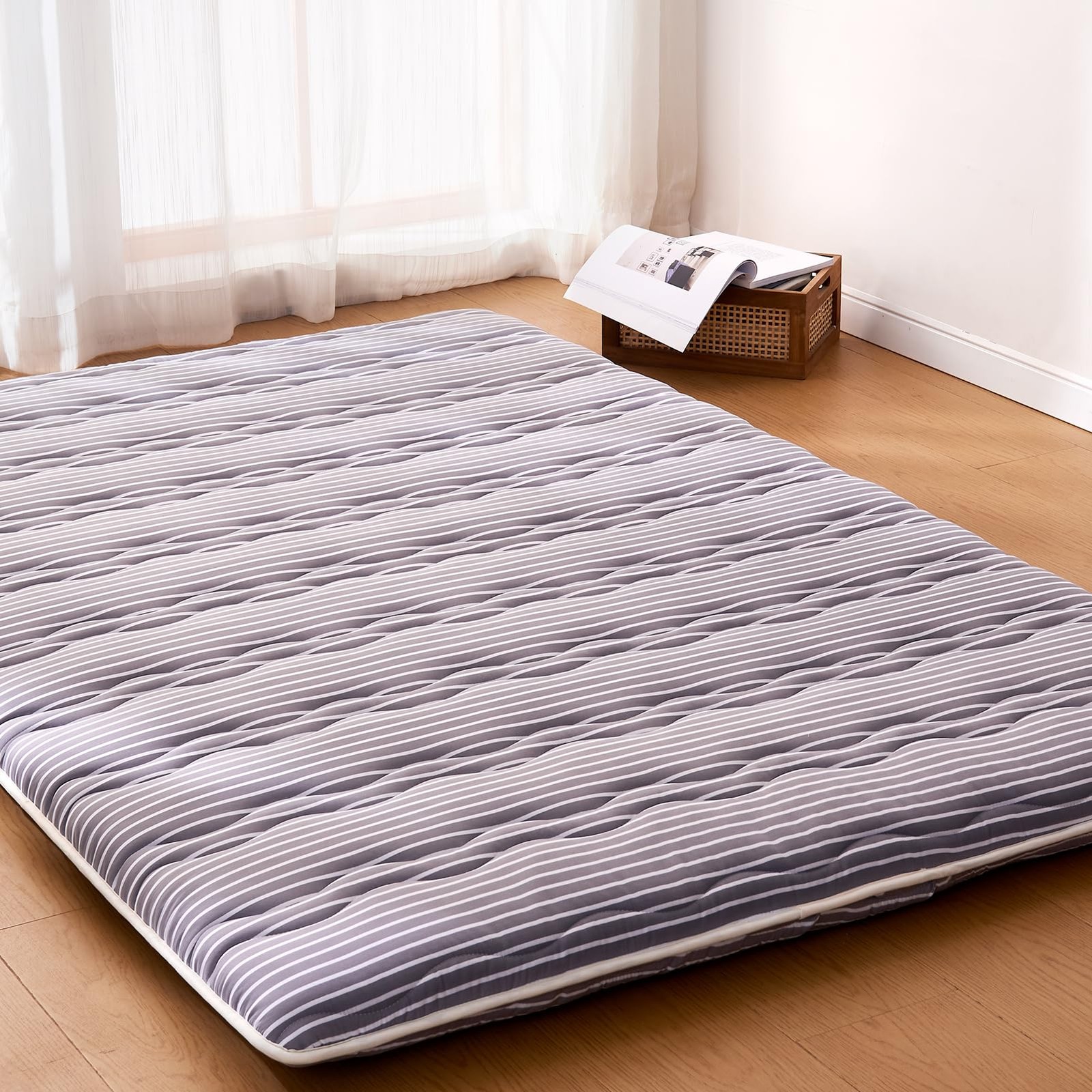 Premium Foam Japanese Floor Mattress Futon Mattress,100% High Density Comfort…