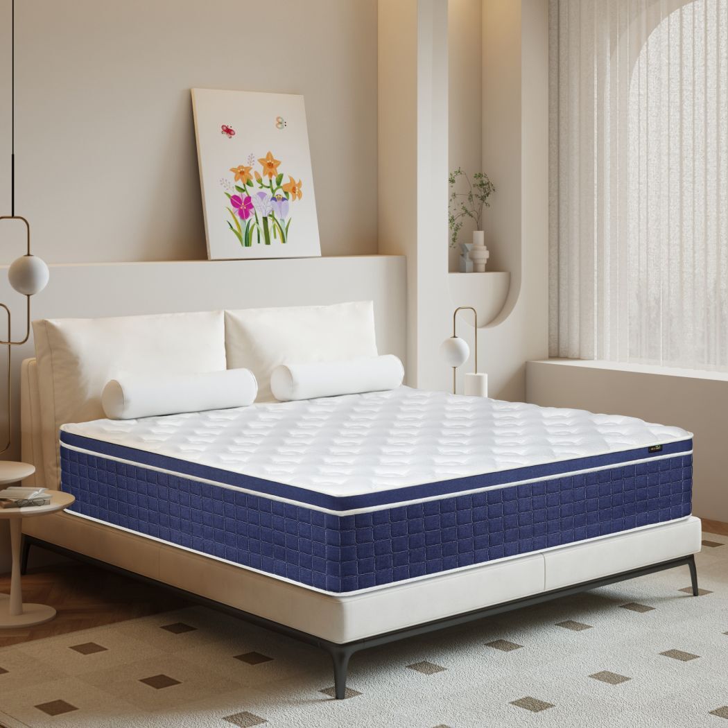 10″ 12″ 14″ Mattress in a Box Twin Full Queen King Size Memory Foam Spring Bed