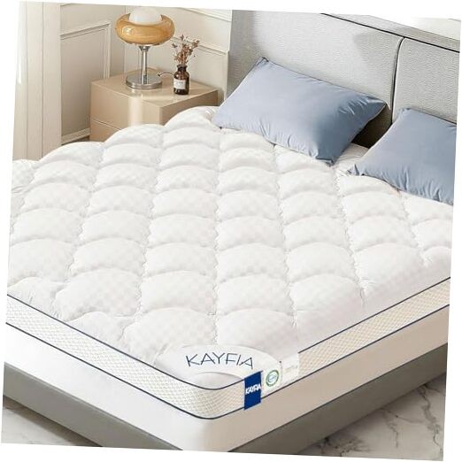 3 Inch Mattress Topper, Extra Thick Memory Foam Mattress Pad for Back Queen