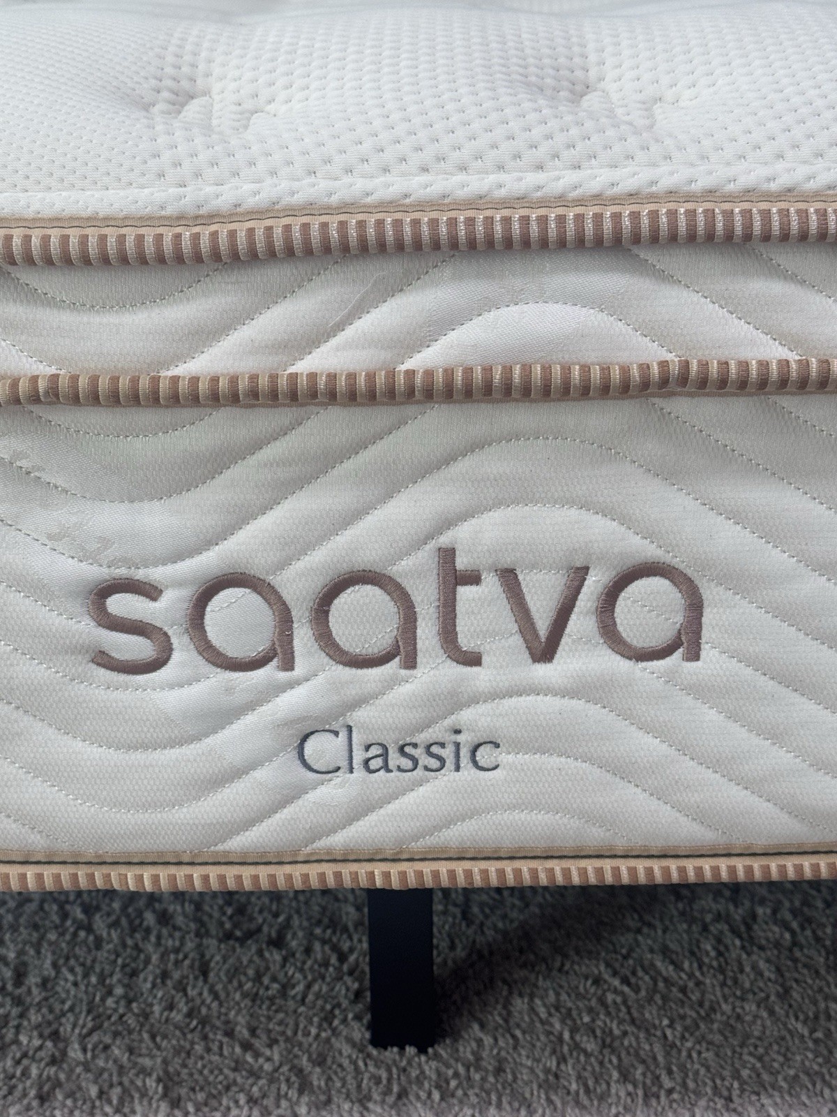 Saatva Classic King Organic Cotton Top Breathable Mattress