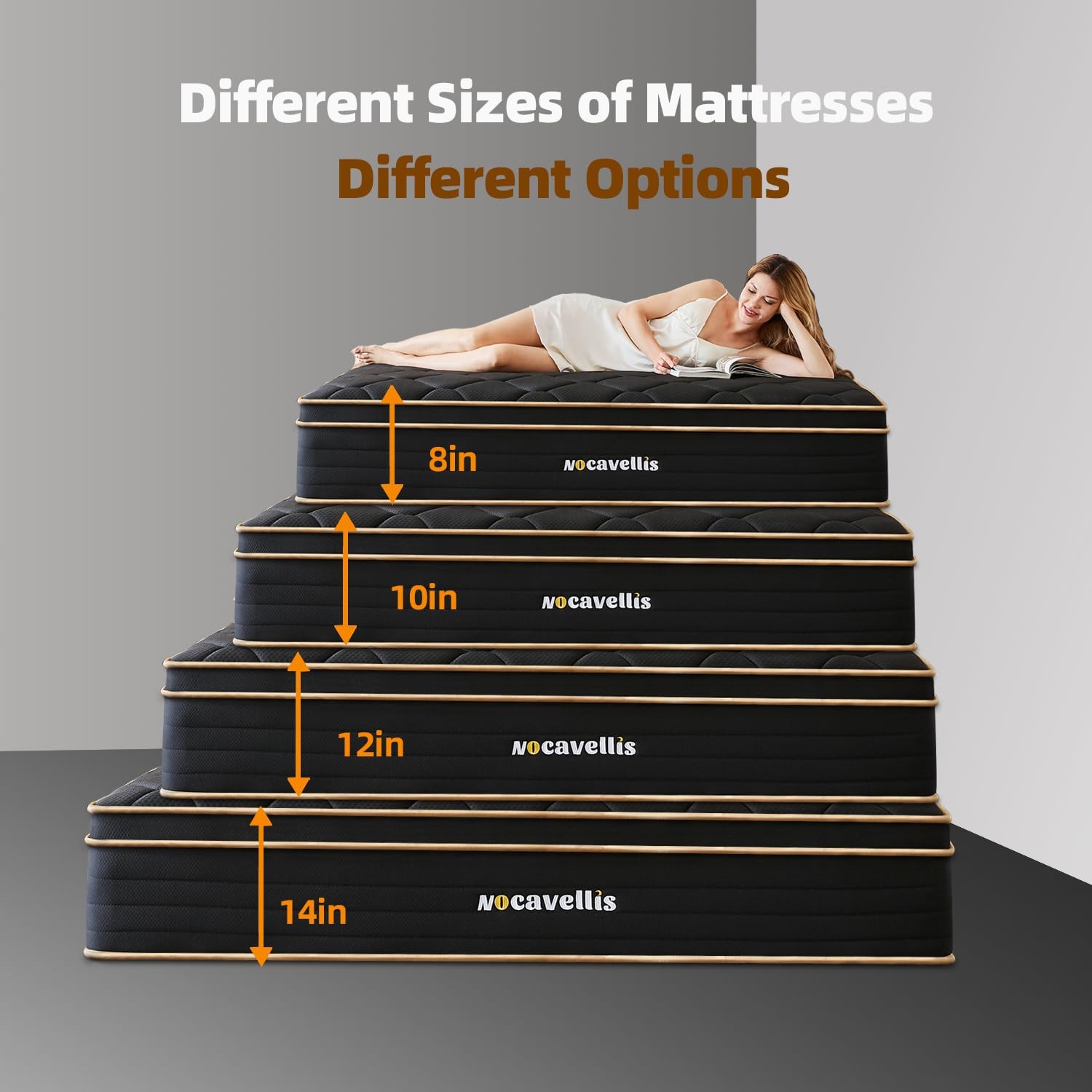 10 Inch Twin Size Bed Memory Foam Mattress Comfort Cooling Gel Relief