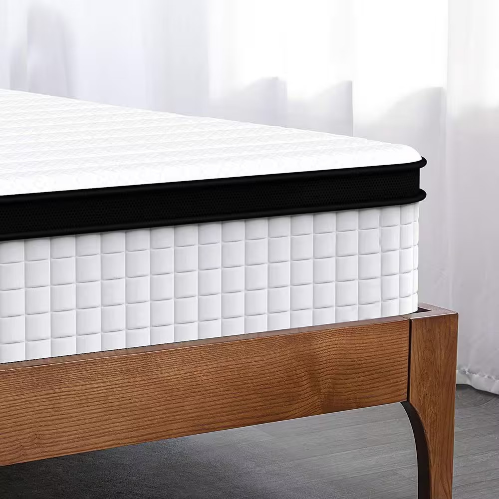 12 In. Medium Gel Memory Foam Hybrid Pocket Spring Pillow Top Full XL Mattress