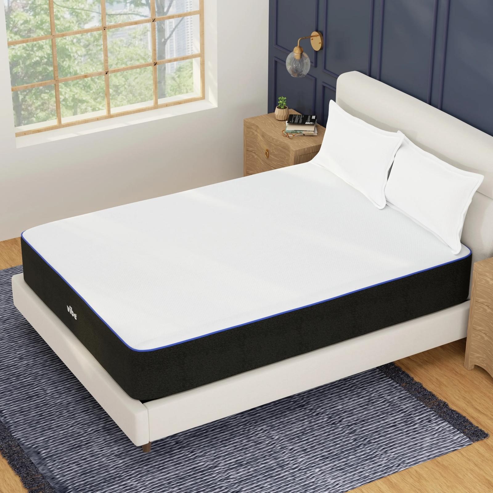 12 in KING Luxury Plush Super Cooling Gel Memory Foam Mattress Bed In A Box NEW