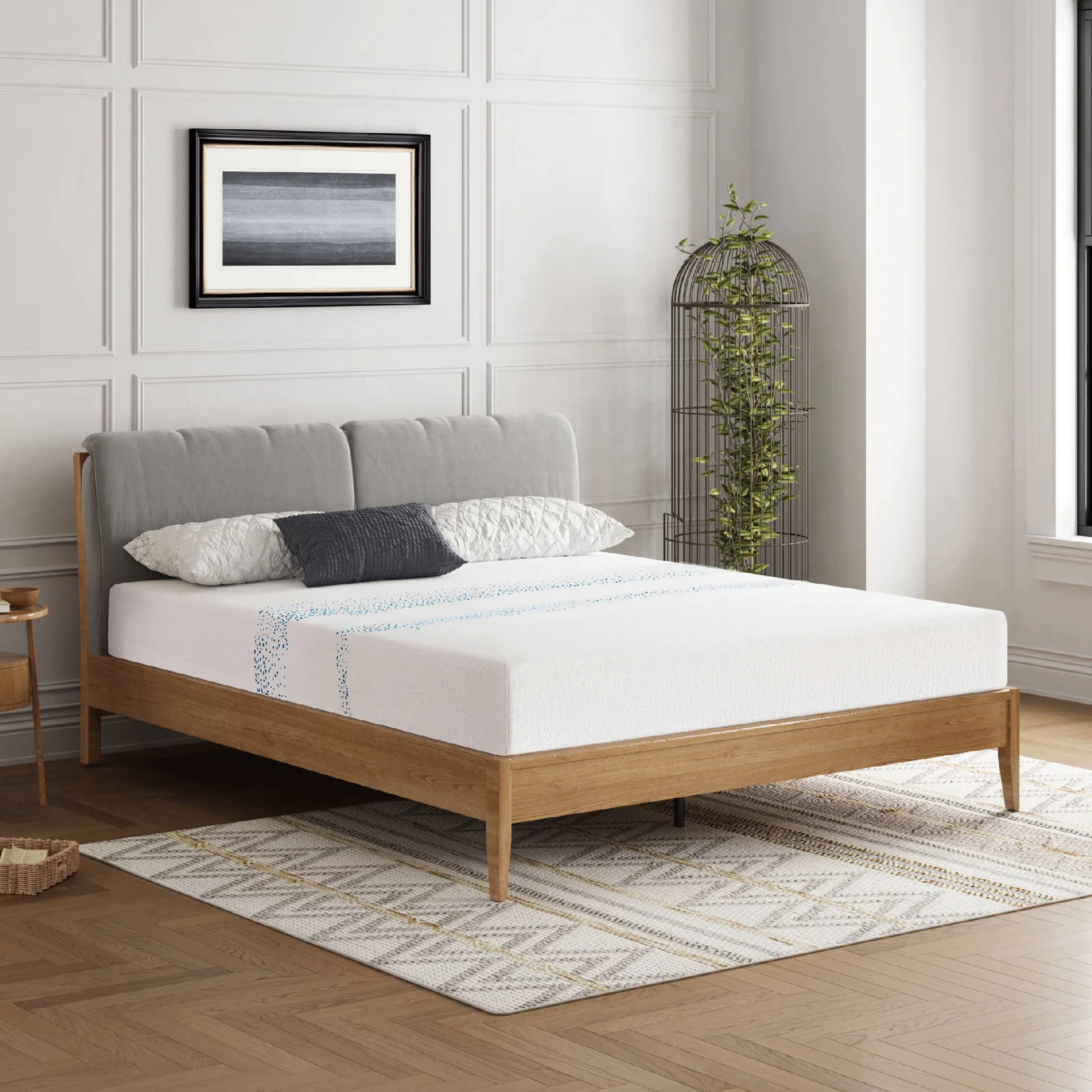 Memory Foam Mattresses Medium Firm Jacquard Cover Twin/Full/Queen