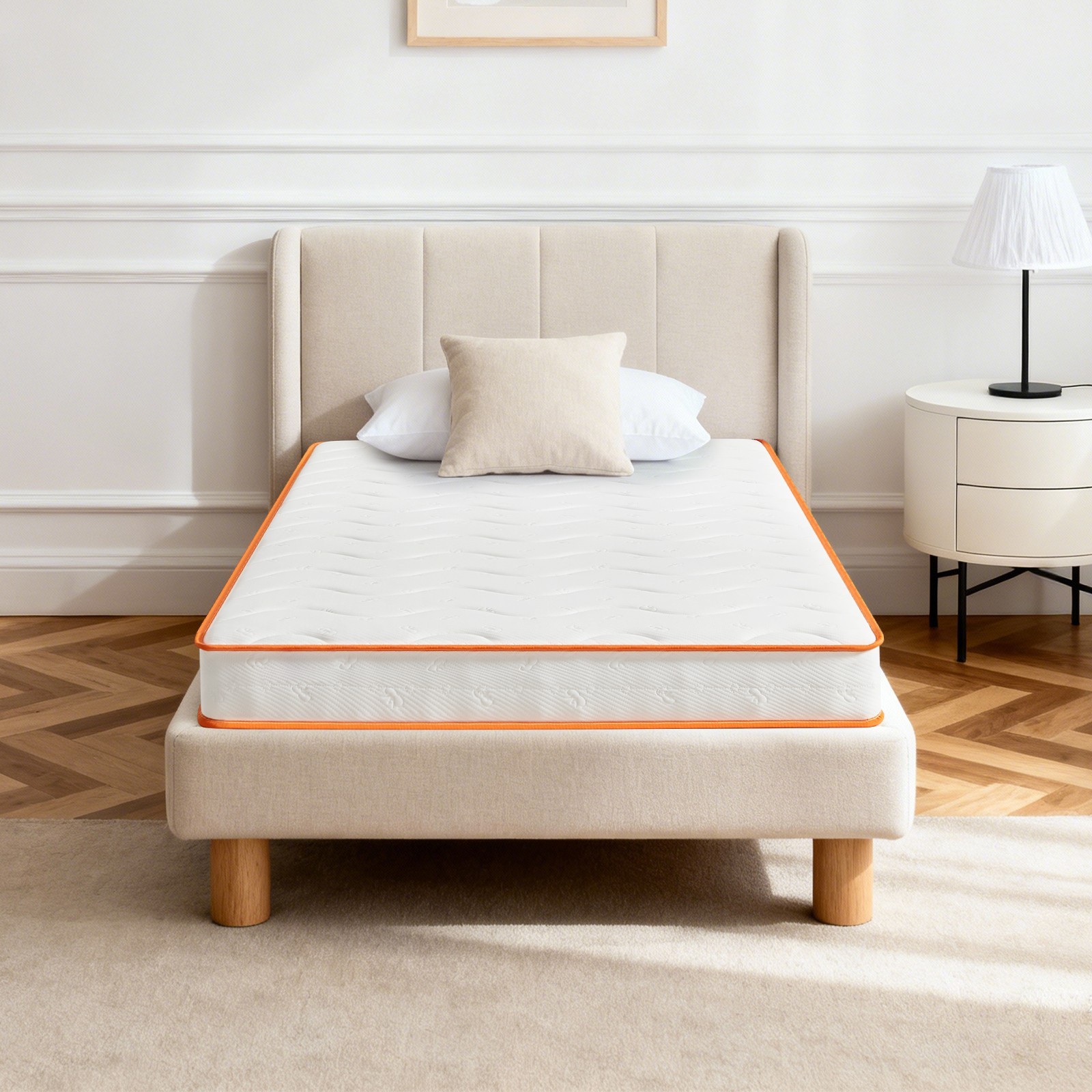 6″ Hybrid Mattresses with Innerspring and Gel Memory Foam for Cool Night Sleep