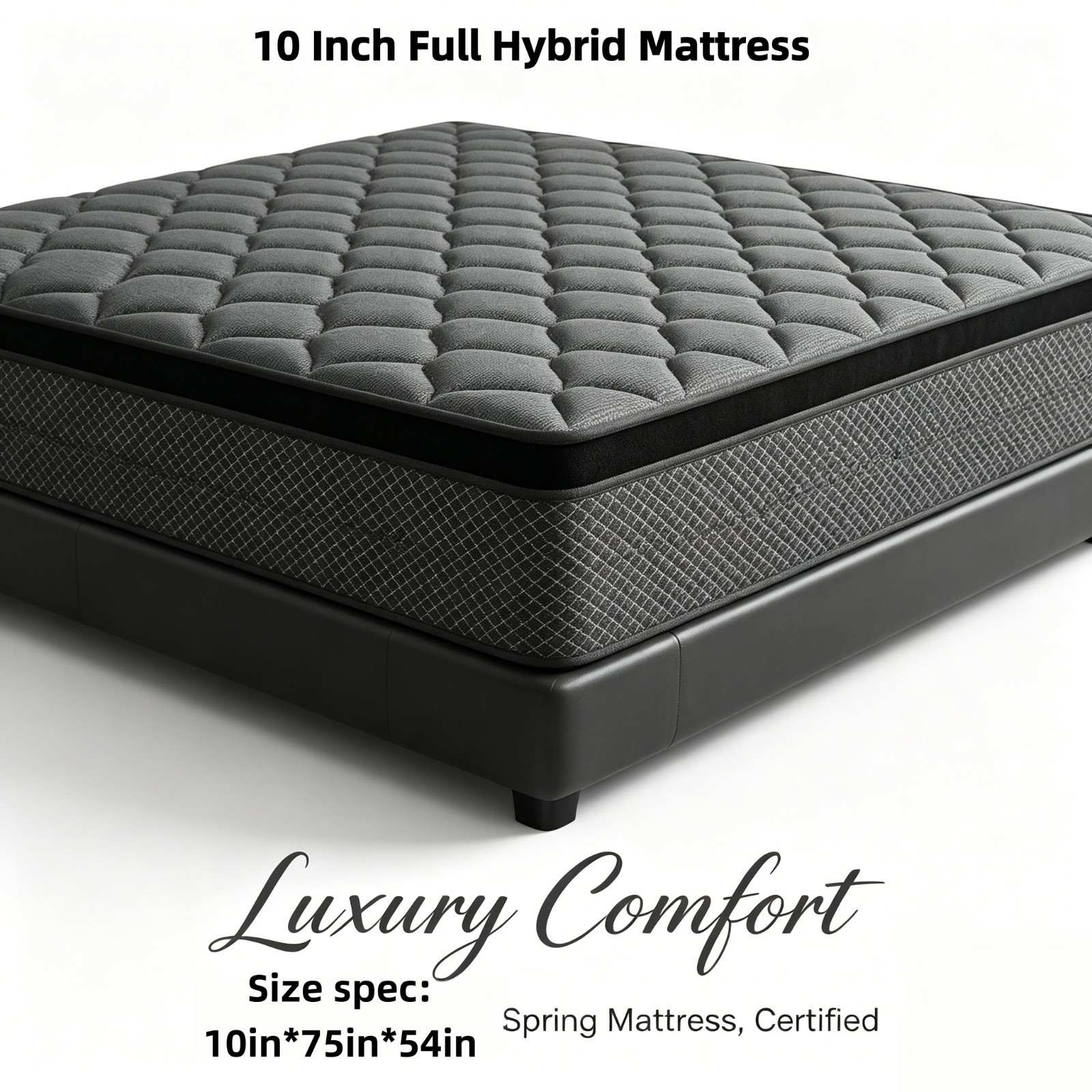 10 Inch KING Hybrid Mattress Cooling Gel Memory Foam Pocket Spring Bed In Box