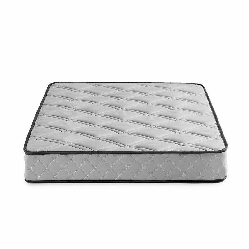 King Size Bed Firm 6″ Inch Innerspring Mattress Foam Steel Coils Quilted Cover