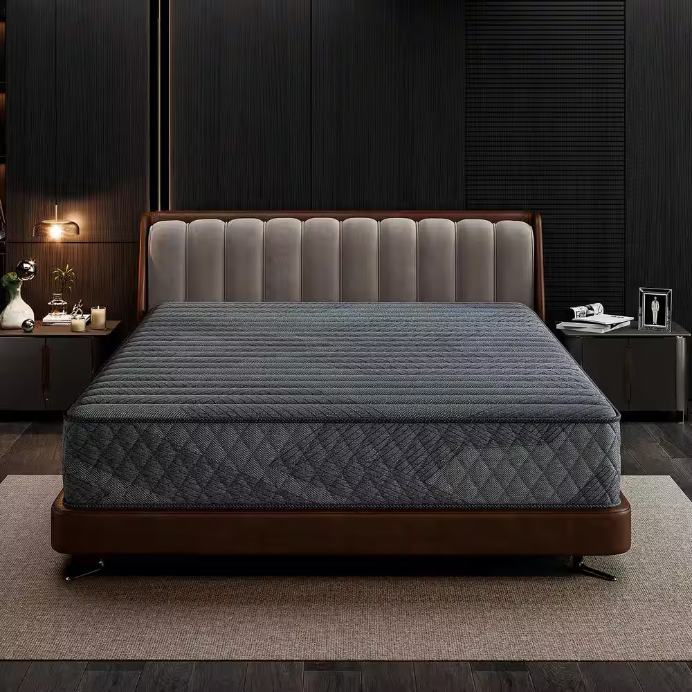 Cooling Innerspring Full Medium Memory Foam 10 In. Bed-In-A-Box Mattress